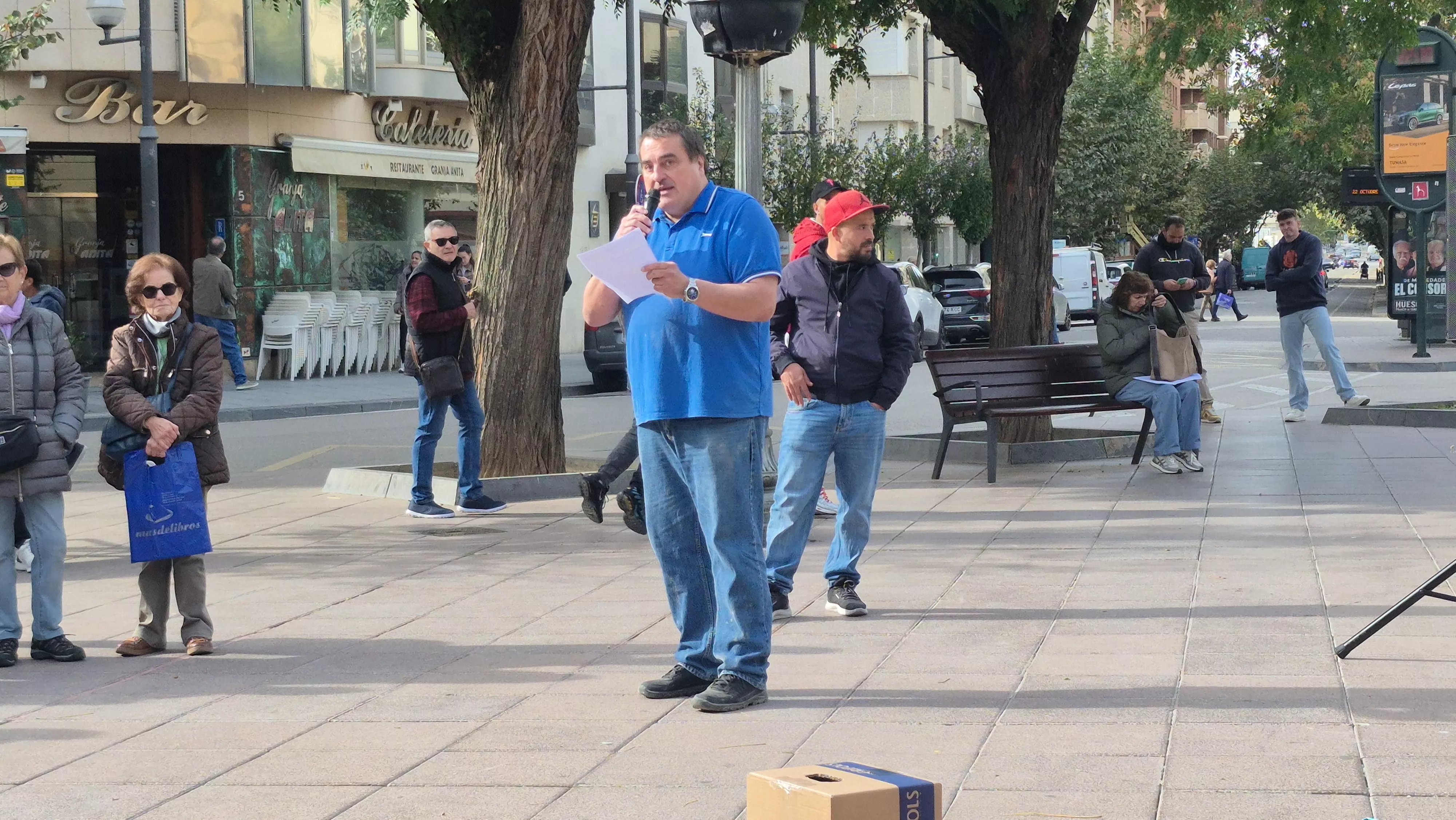 Acto de Cáritas Huesca con motivo del Día de las Personas sin Hogar. Foto Myriam Martínez