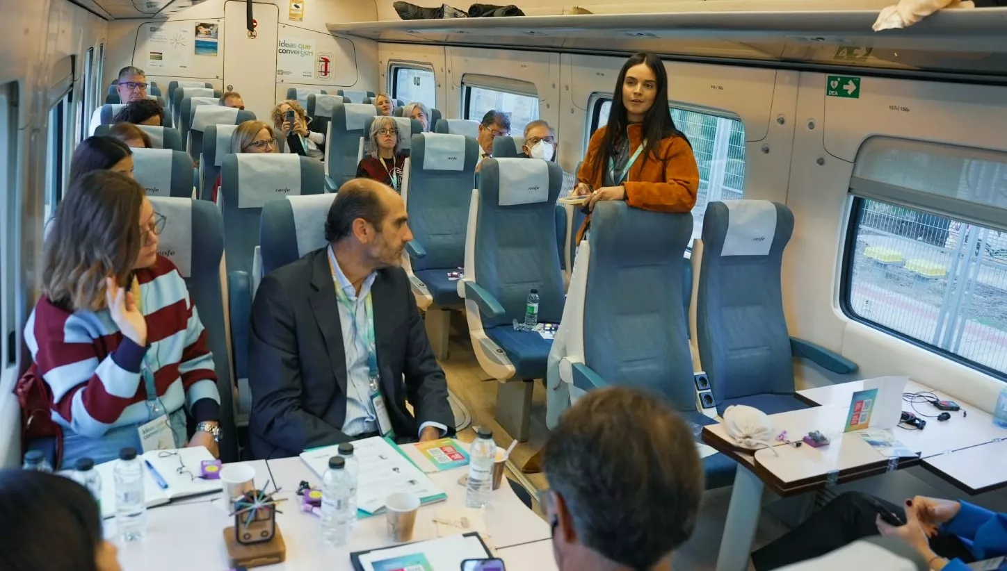 "Emprender en el Canfranero", el tren como escaparate de proyectos innovadores.