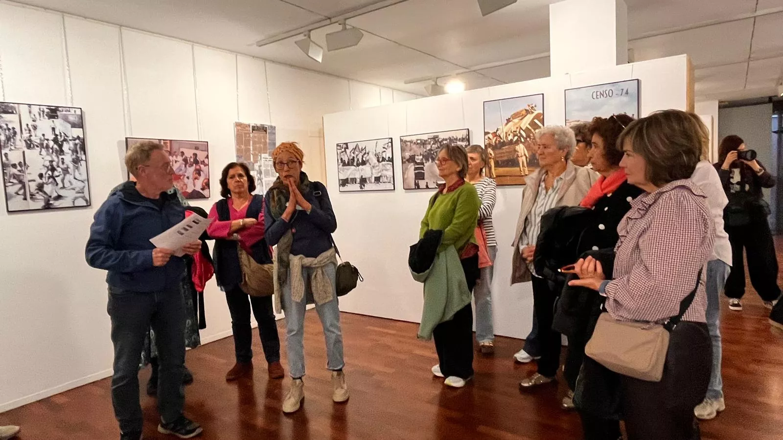 Exposición 'Memoria gráfica del pueblo saharaui. 50 años de resistencia'. Foto Mercedes Manterola