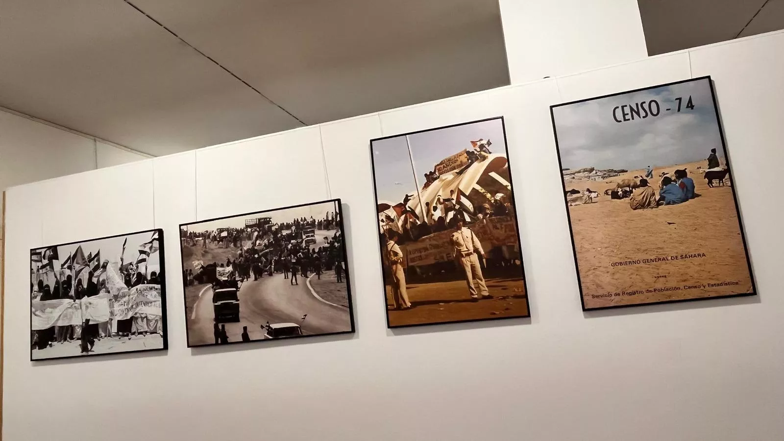 Exposición 'Memoria gráfica del pueblo saharaui. 50 años de resistencia'. Foto Mercedes Manterola