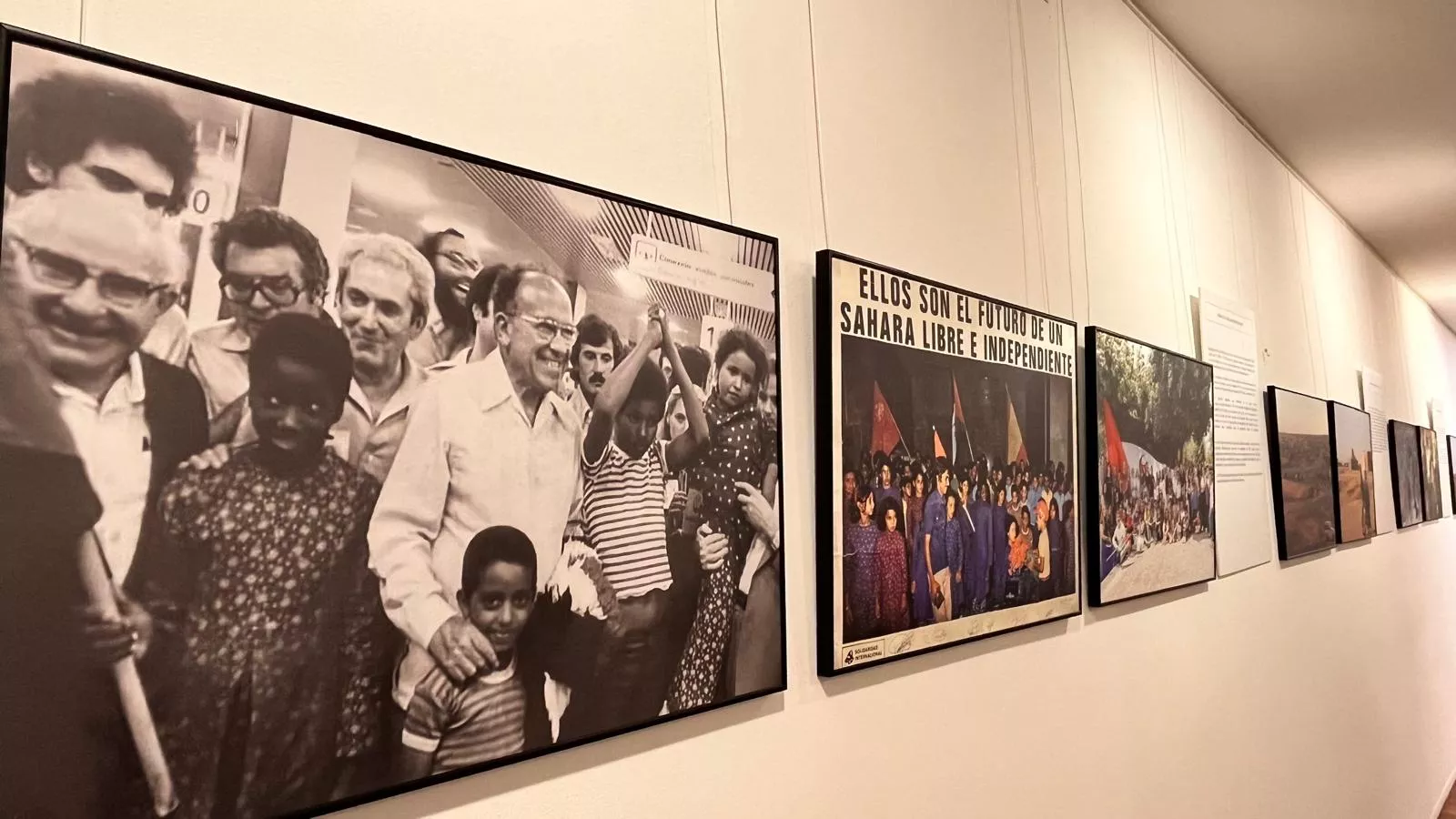 Exposición 'Memoria gráfica del pueblo saharaui. 50 años de resistencia'. Foto Mercedes Manterola