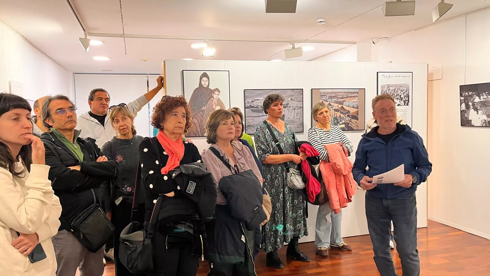 Exposición 'Memoria gráfica del pueblo saharaui. 50 años de resistencia'. Foto Mercedes Manterola