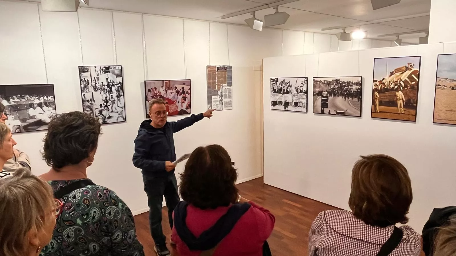 Exposición 'Memoria gráfica del pueblo saharaui. 50 años de resistencia'. Foto Mercedes Manterola