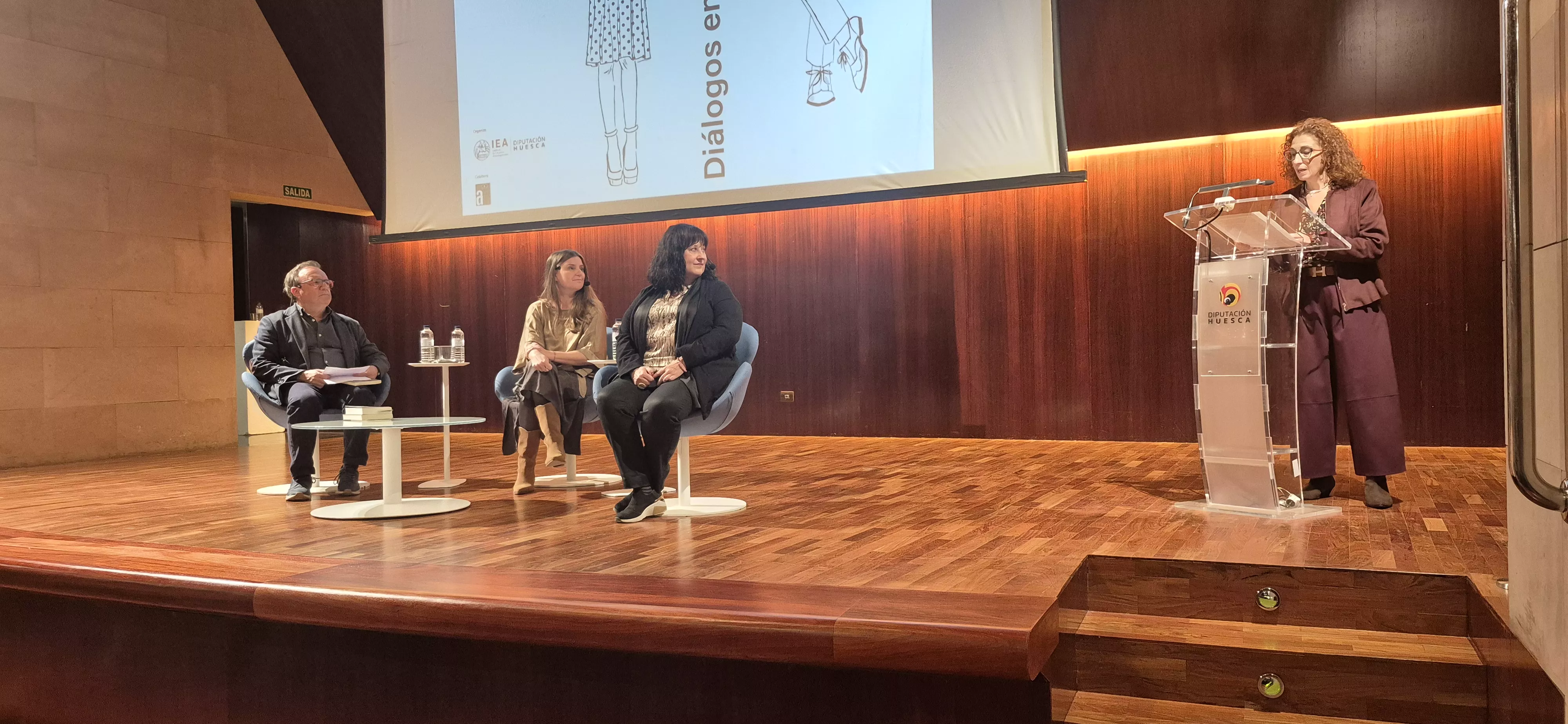 José Domingo Dueñas, Marta Borraz, Eva Cosculluela y Susana Villacampa. Foto Myriam Martínez