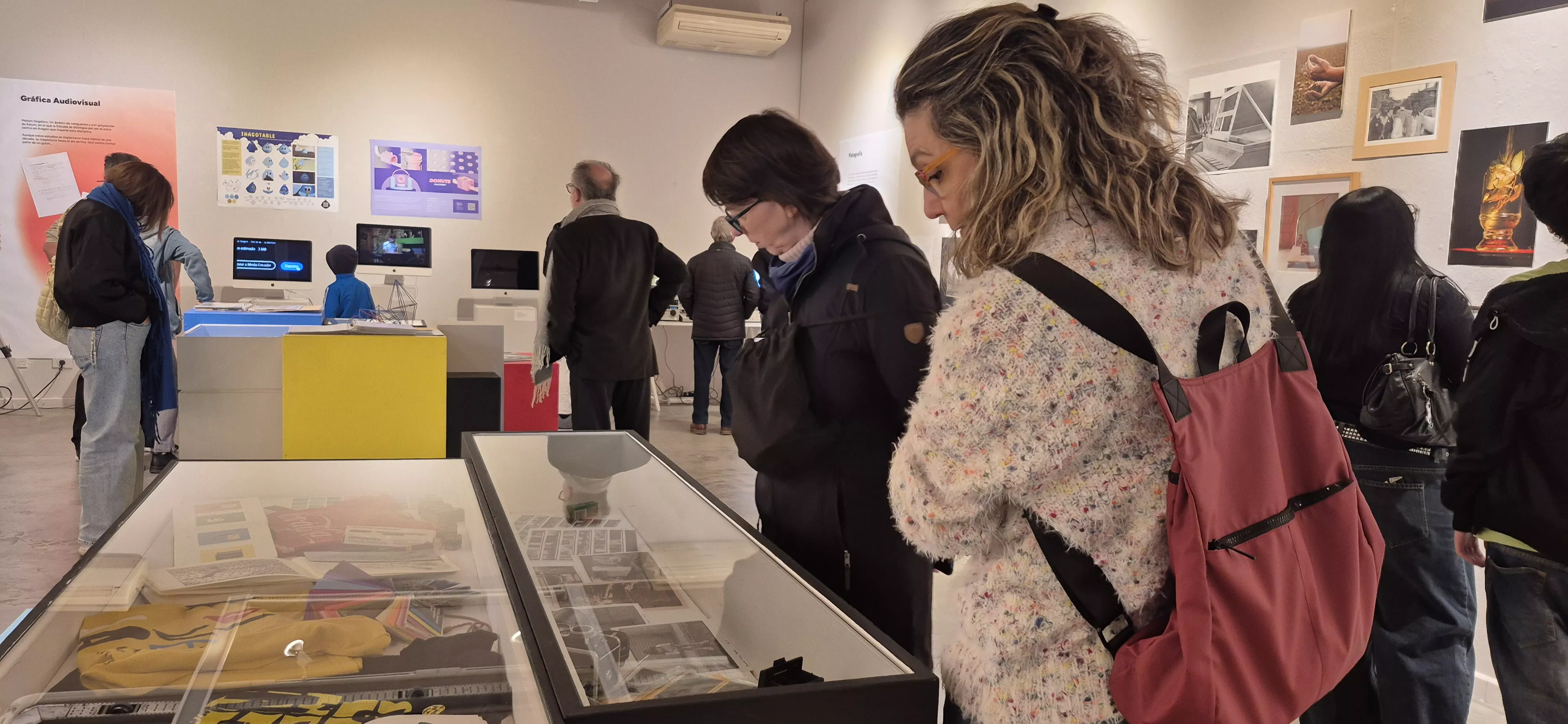 Exposición de los 40 años de la Escuela de Arte de Huesca. Foto Myriam Martínez