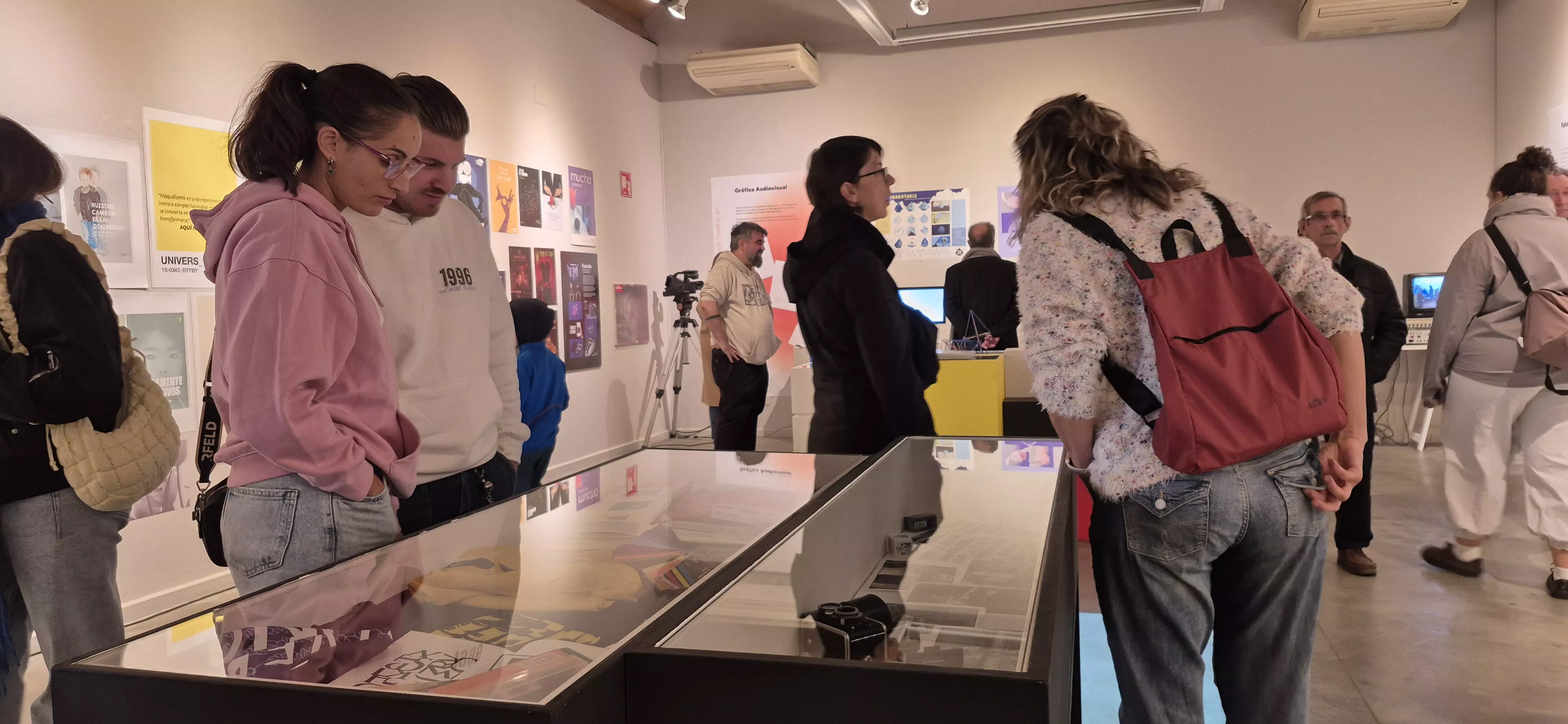 Exposición de los 40 años de la Escuela de Arte de Huesca. Foto Myriam Martínez
