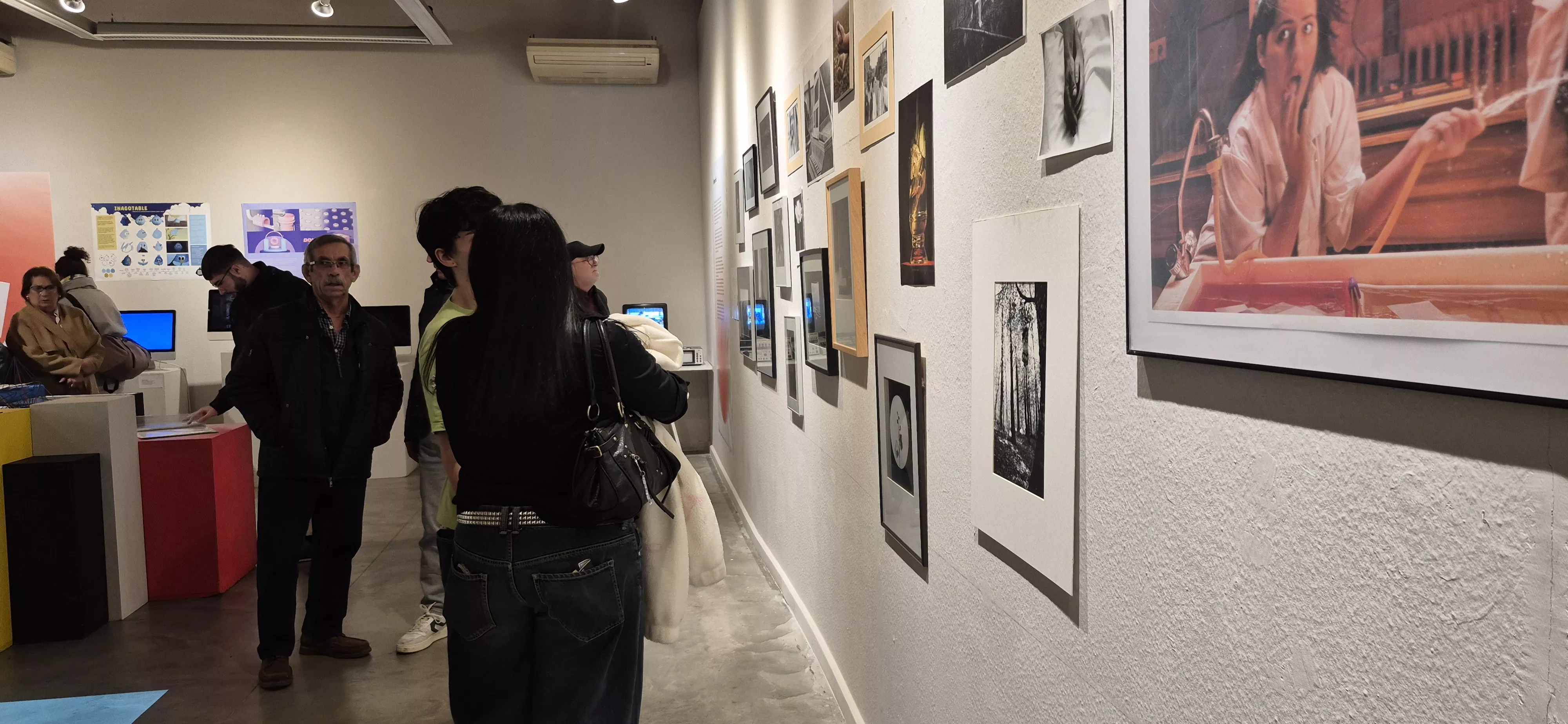 Exposición de los 40 años de la Escuela de Arte de Huesca. Foto Myriam Martínez