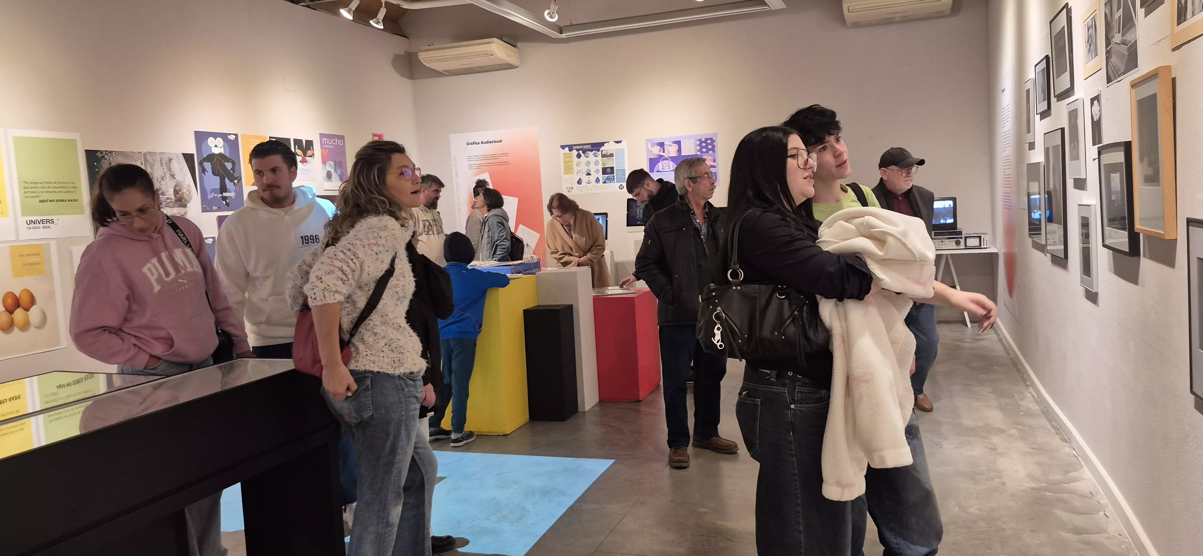 Exposición de los 40 años de la Escuela de Arte de Huesca. Foto Myriam Martínez