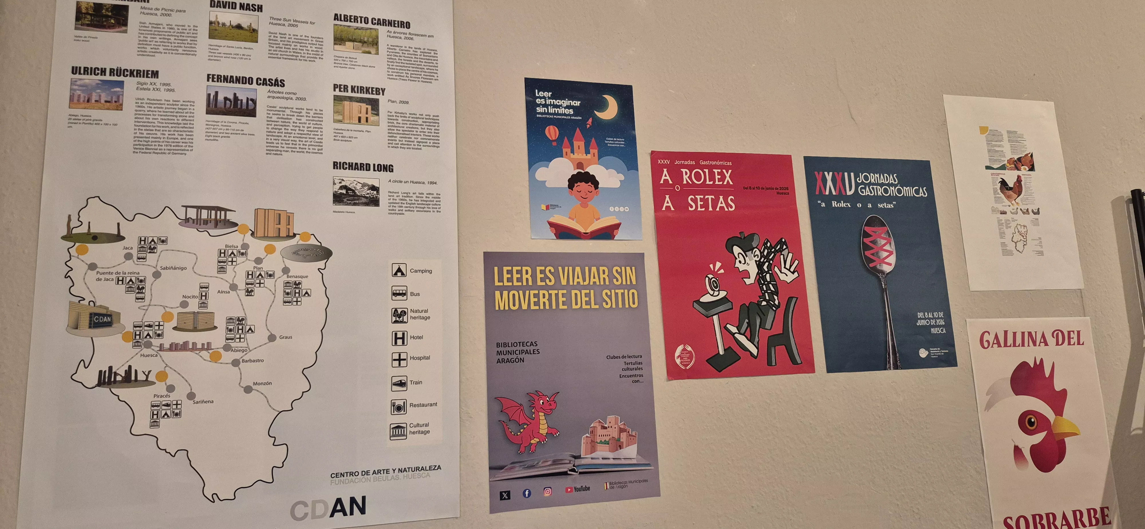 Exposición de los 40 años de la Escuela de Arte de Huesca. Foto Myriam Martínez