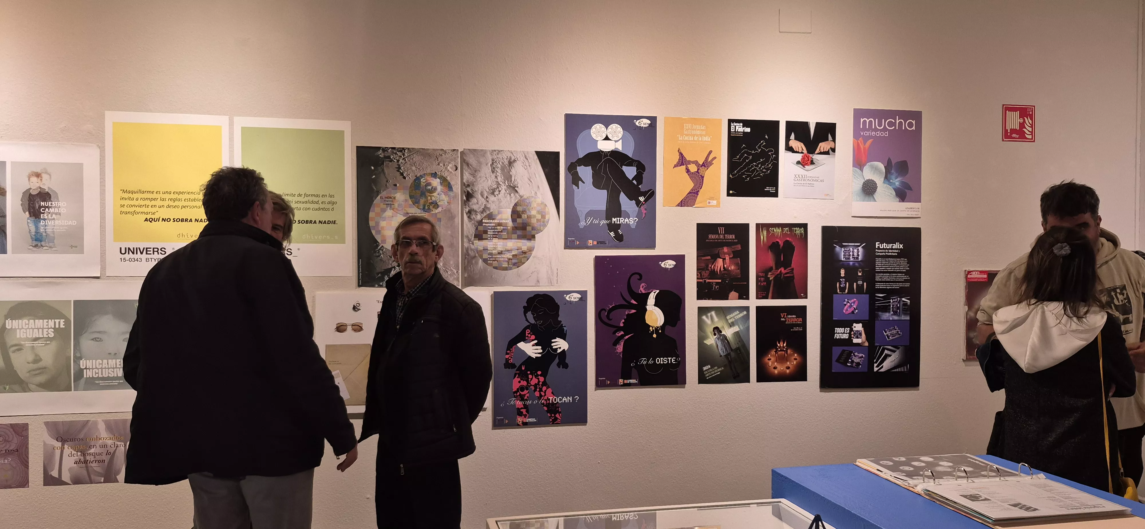 Exposición de los 40 años de la Escuela de Arte de Huesca. Foto Myriam Martínez