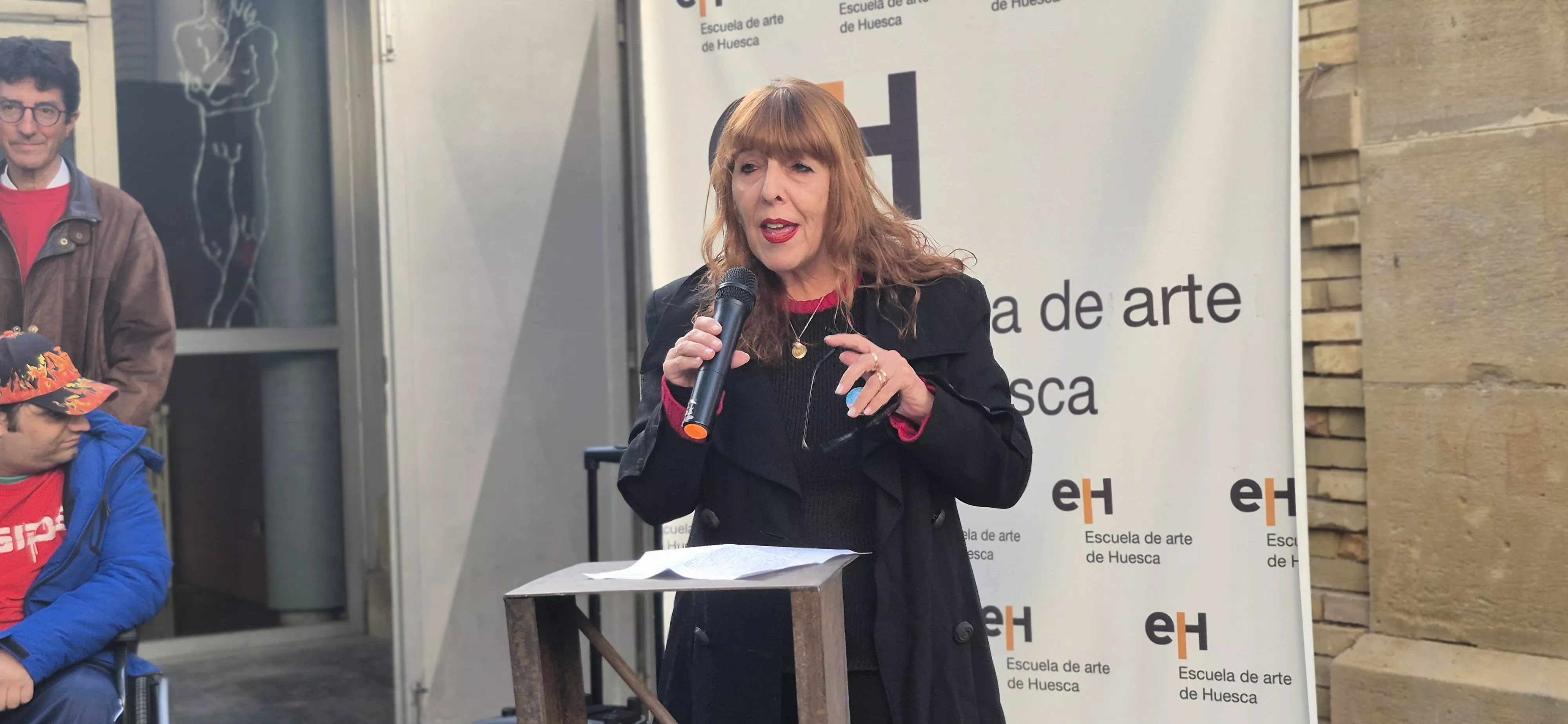Exposición de los 40 años de la Escuela de Arte de Huesca. Foto Myriam Martínez