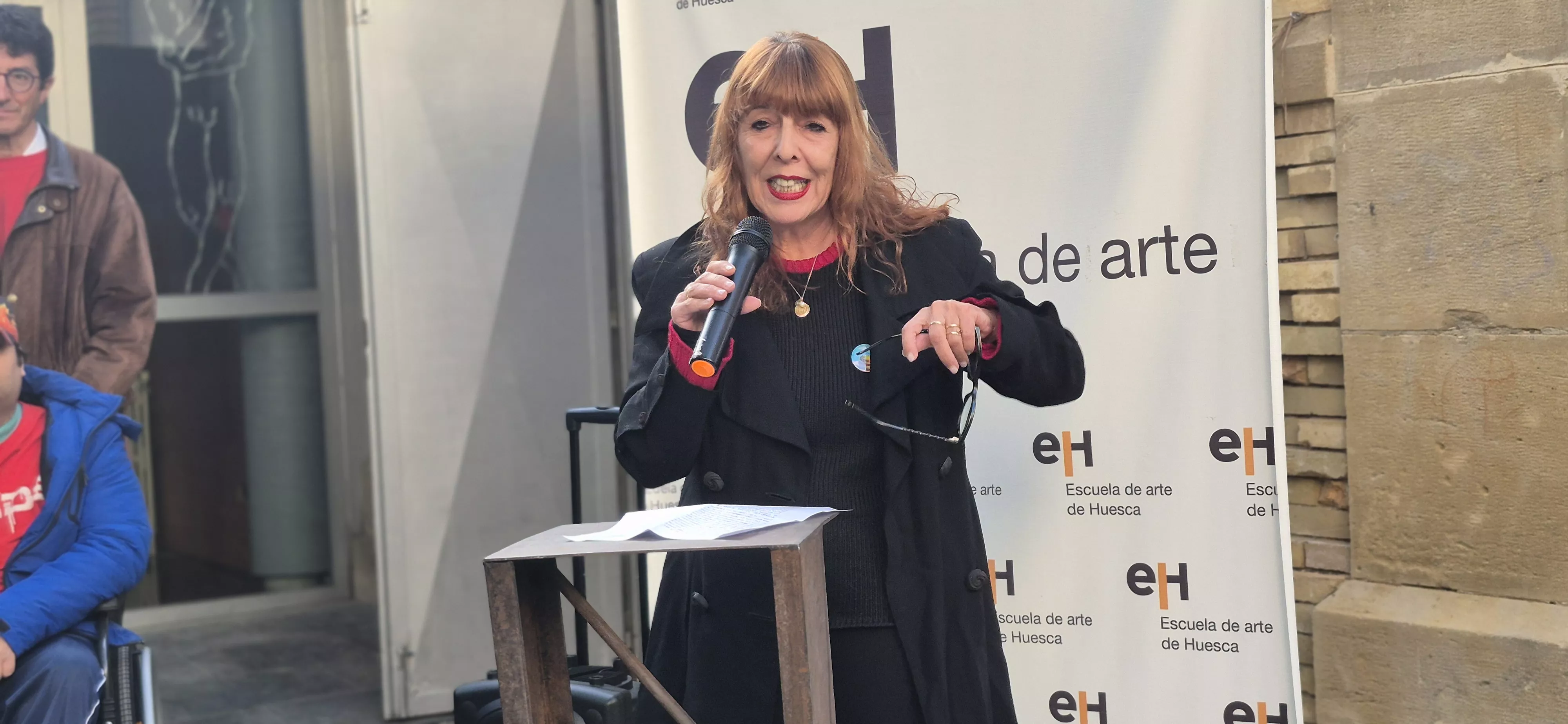 Exposición de los 40 años de la Escuela de Arte de Huesca. Foto Myriam Martínez