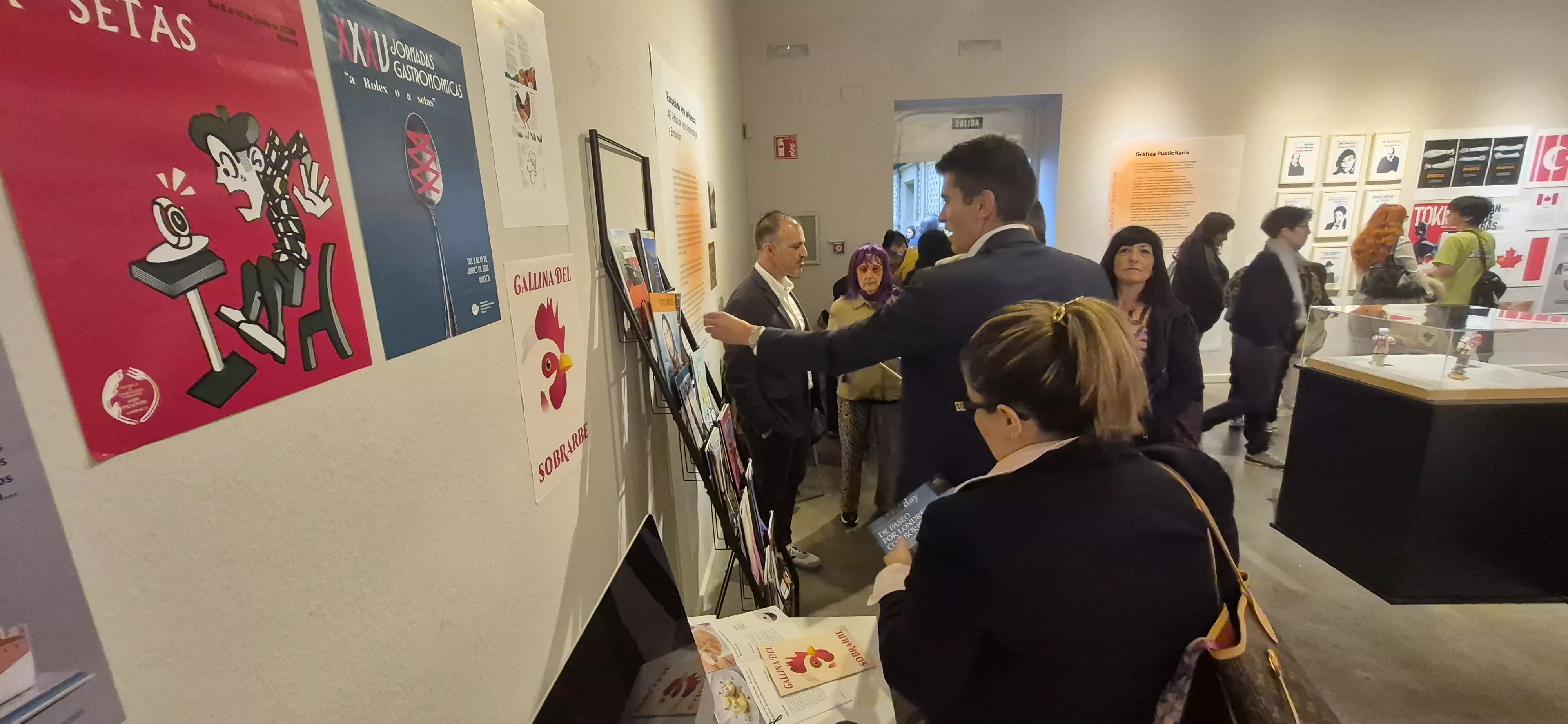 Exposición de los 40 años de la Escuela de Arte de Huesca. Foto Myriam Martínez
