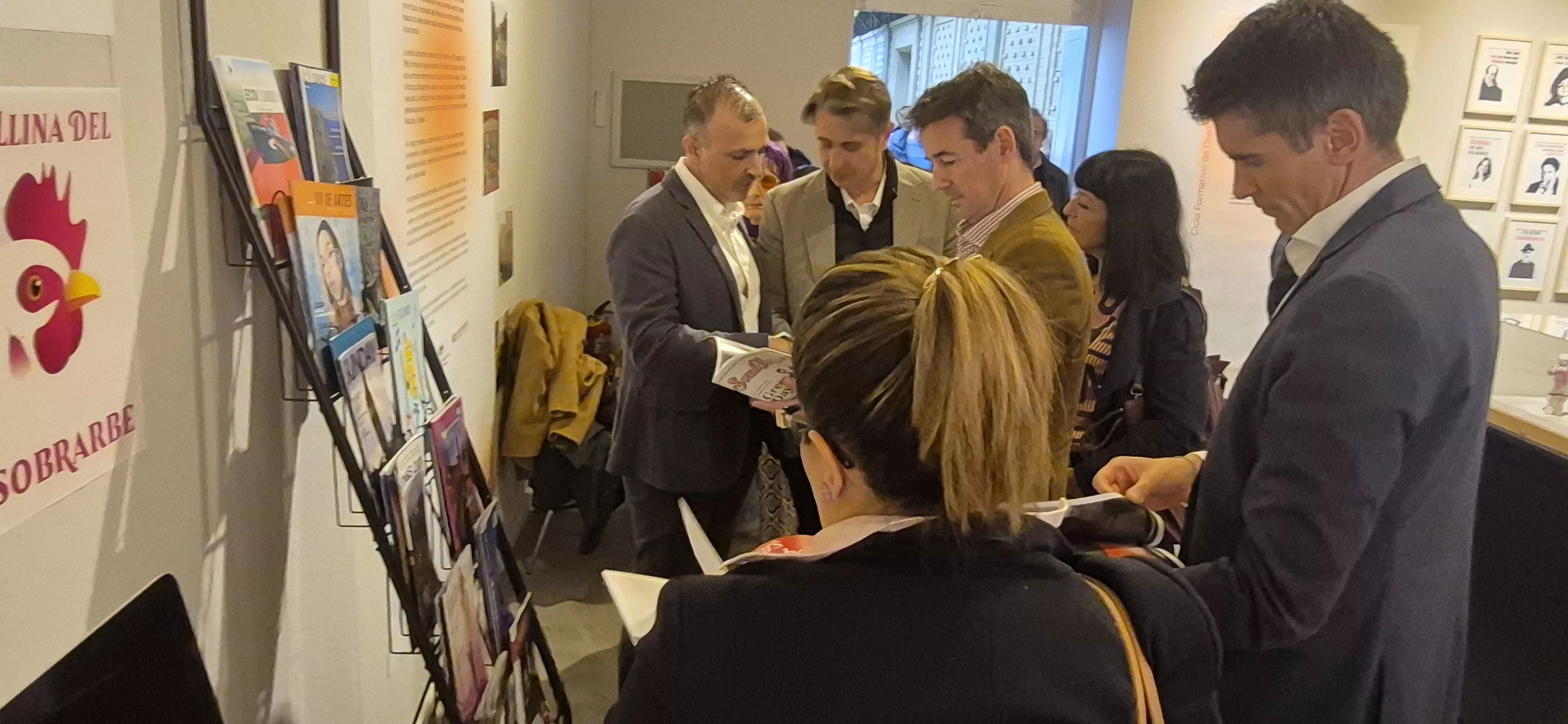 Exposición de los 40 años de la Escuela de Arte de Huesca. Foto Myriam Martínez