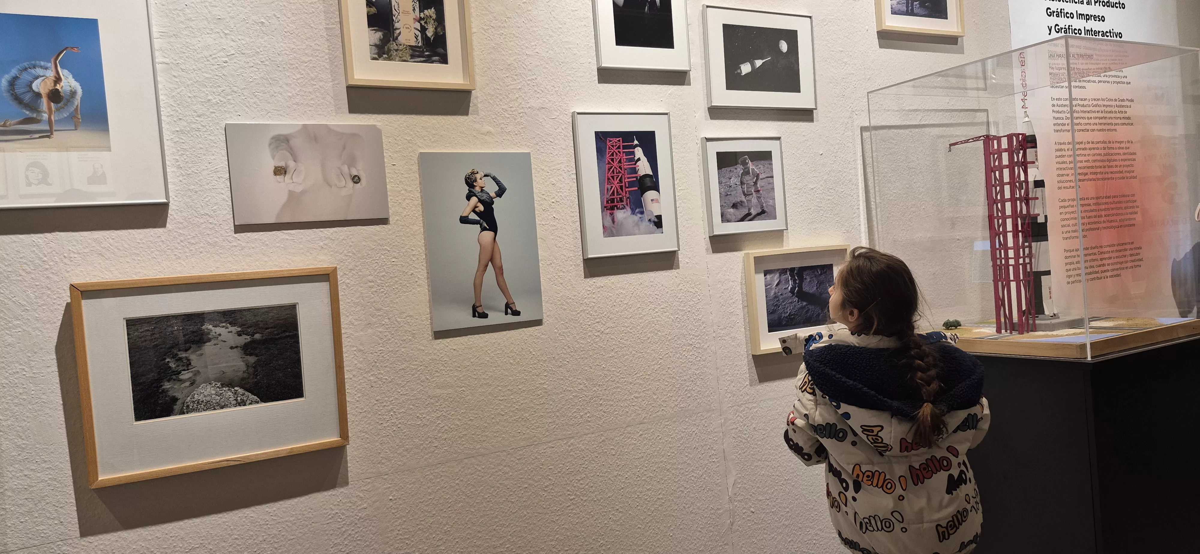 Exposición de los 40 años de la Escuela de Arte de Huesca. Foto Myriam Martínez