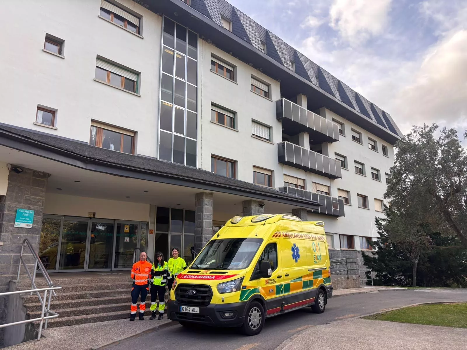 Jaca ya cuenta con una ambulancia de SVA con médico las 24 horas del día, todos los días del año.