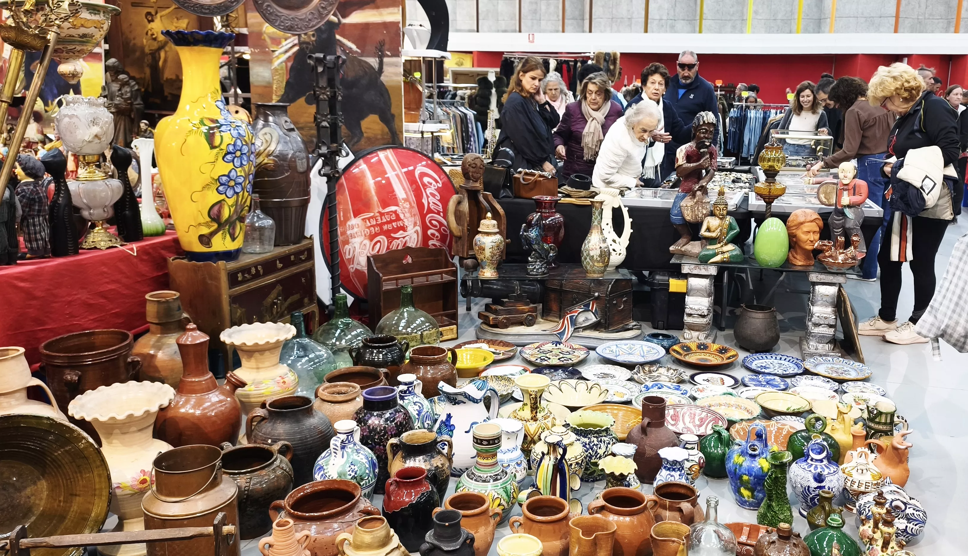 La V Feria del Coleccionismo, Antigüedades y Vintage en Huesca. Foto María José Sampietro Brosed