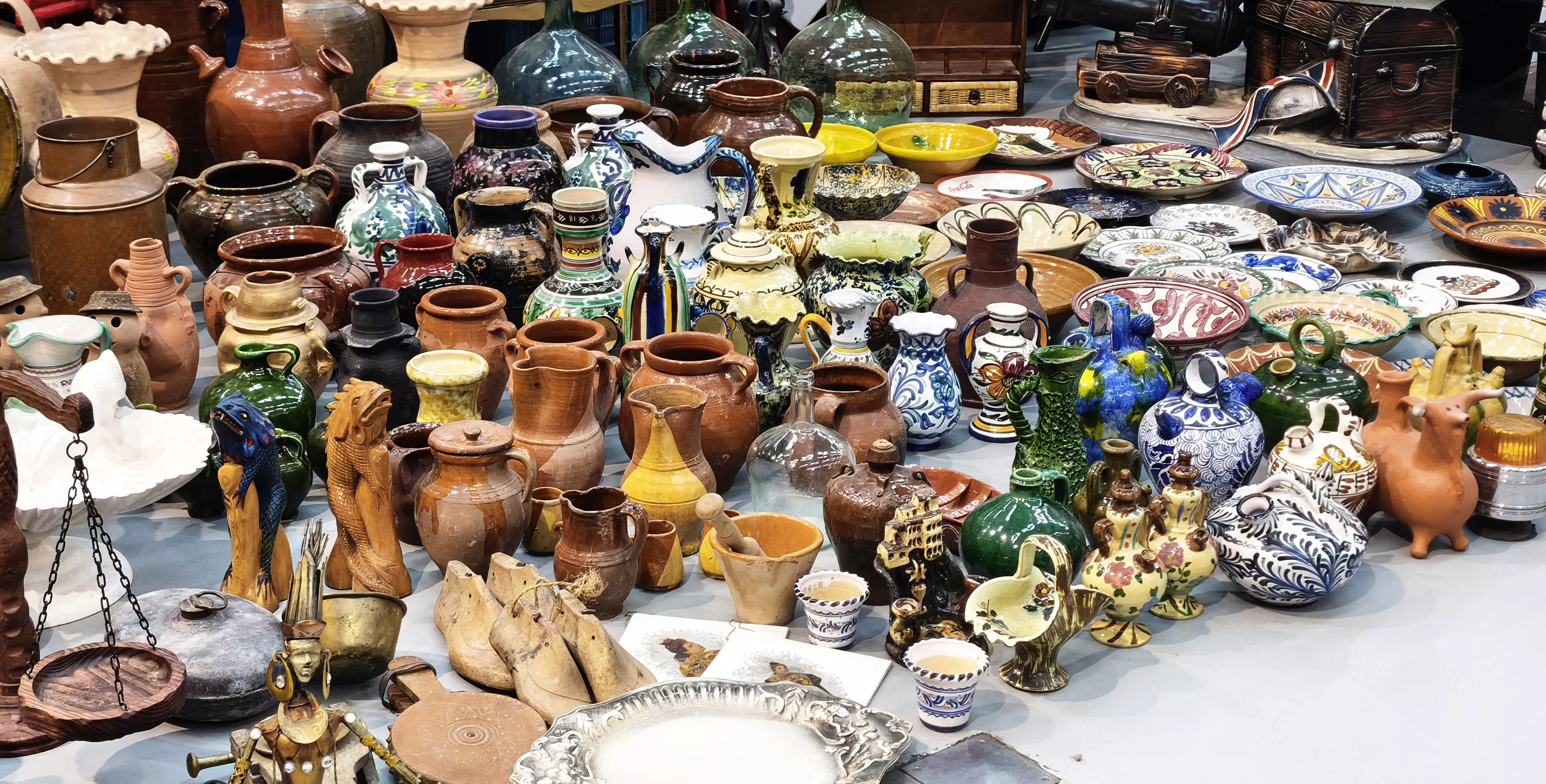 La V Feria del Coleccionismo, Antigüedades y Vintage en Huesca. Foto María José Sampietro Brosed