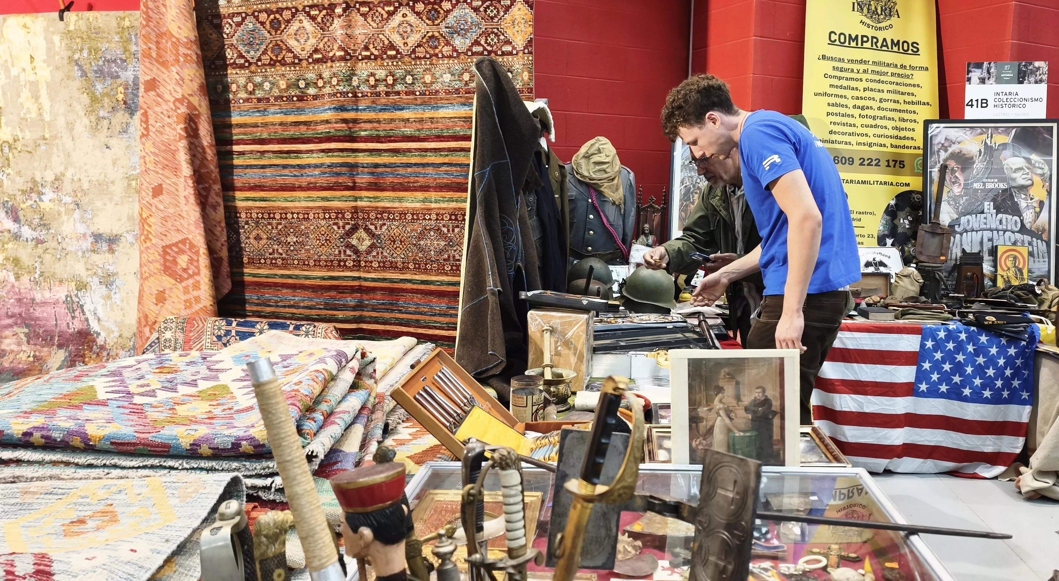 La V Feria del Coleccionismo, Antigüedades y Vintage en Huesca. Foto María José Sampietro Brosed