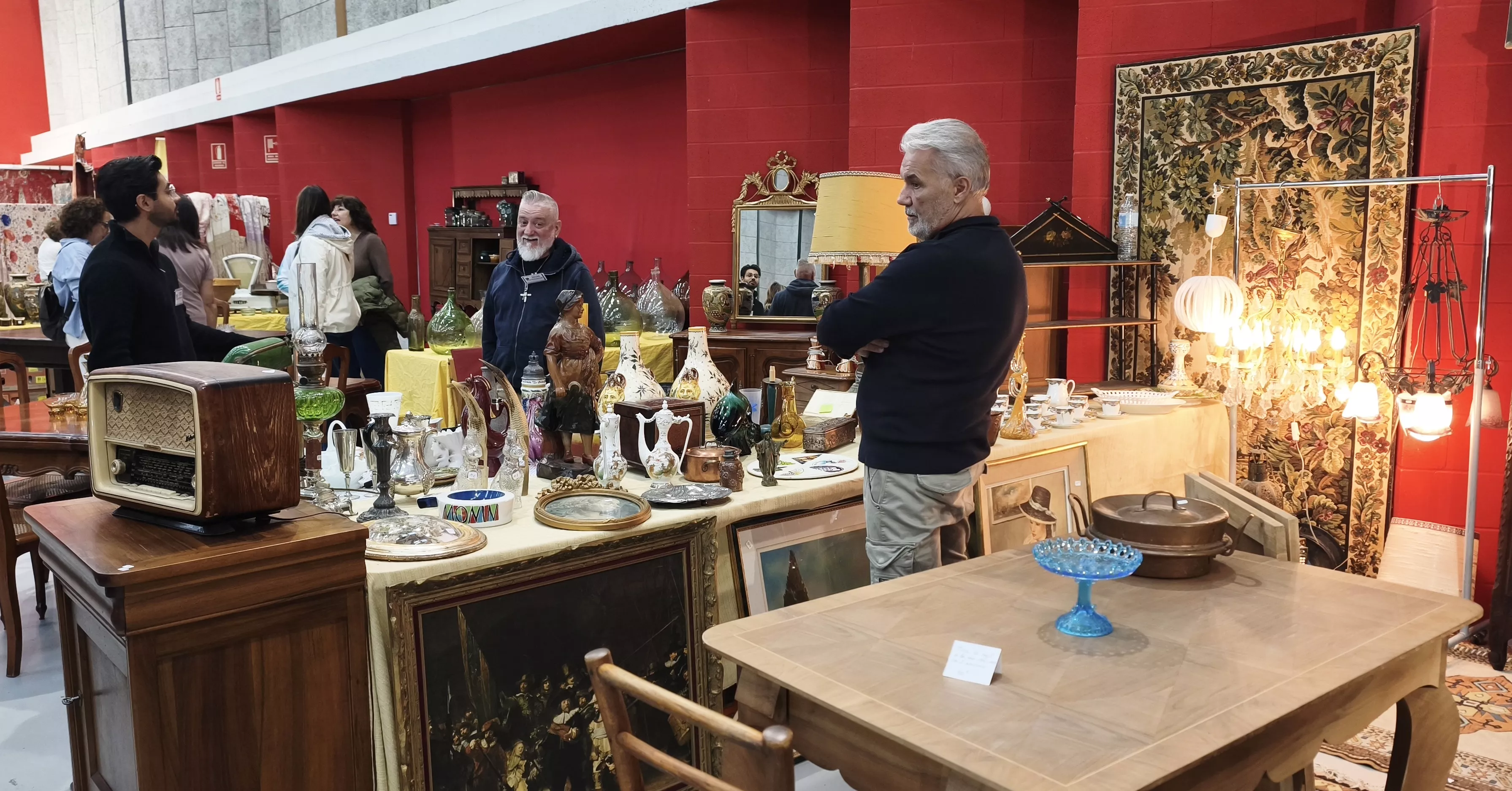La V Feria del Coleccionismo, Antigüedades y Vintage en Huesca. Foto María José Sampietro Brosed
