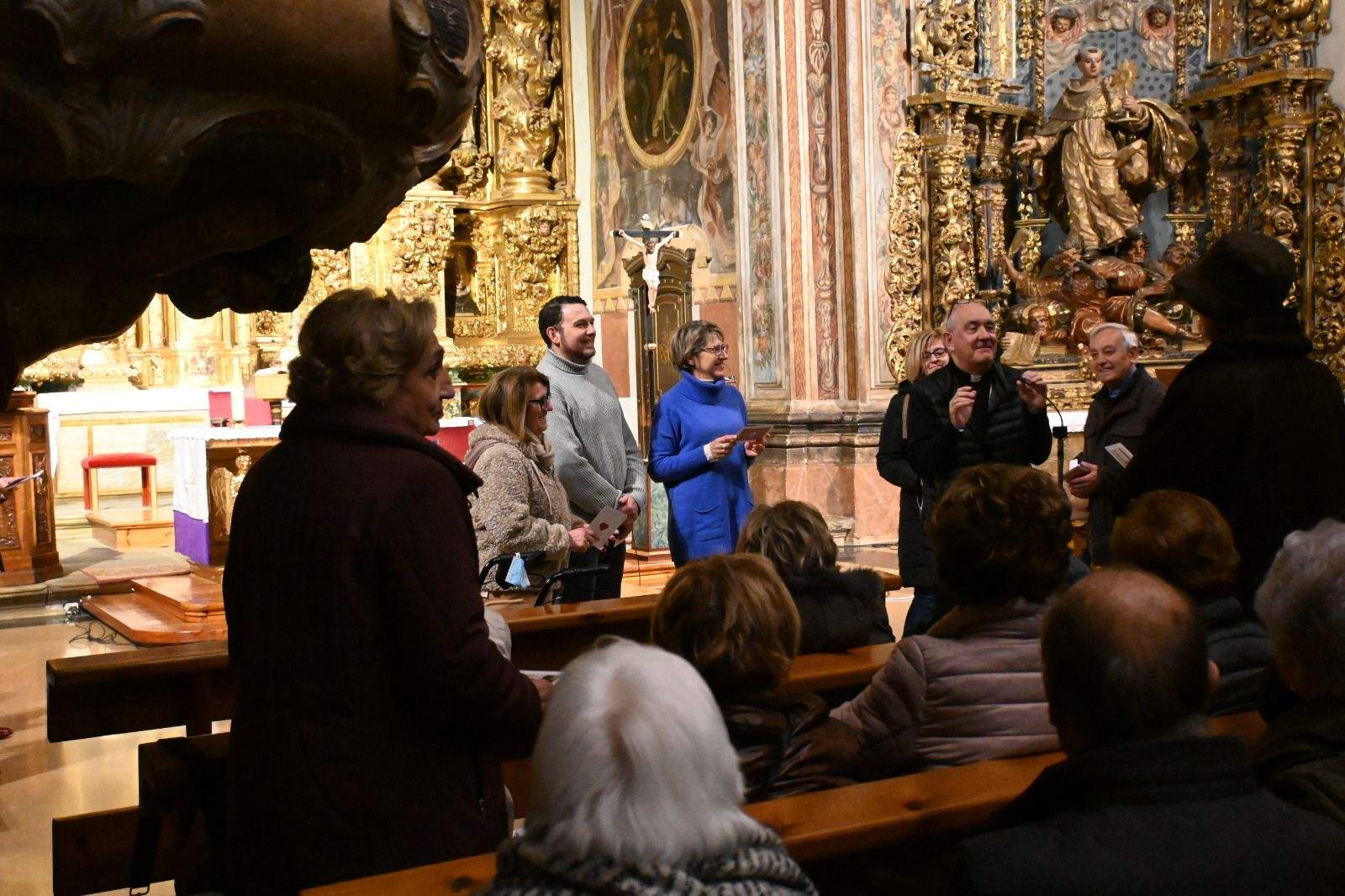 Última jornada de los ejercicios espirituales de Ángel Pérez en Huesca. Foto: Carlos Jalle