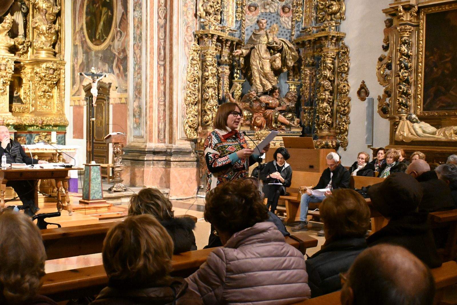 Última jornada de los ejercicios espirituales de Ángel Pérez en Huesca. Foto: Carlos Jalle