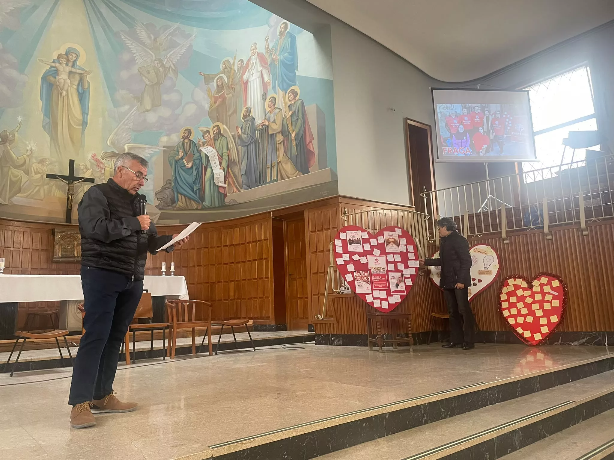 Asamblea de Voluntarios de Cáritas en la Casa de la Iglesia de Barbastro