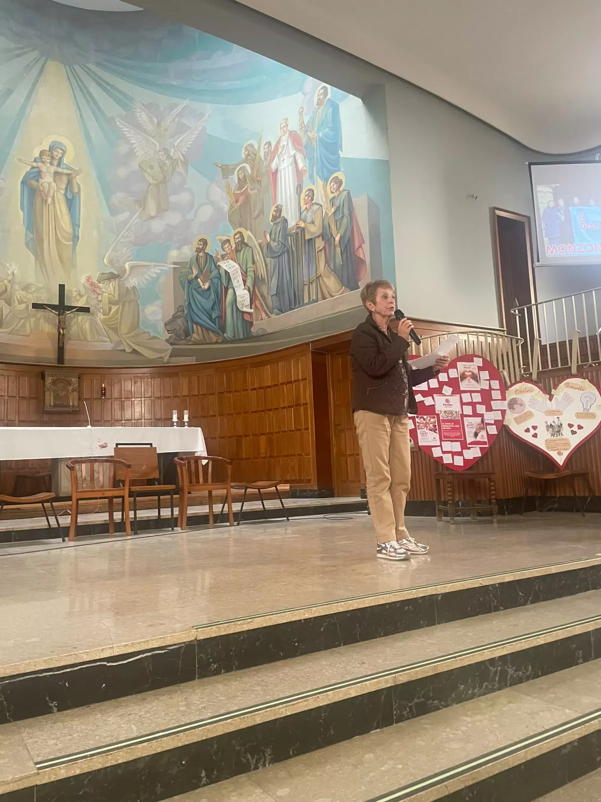 Asamblea de Voluntarios de Cáritas en la Casa de la Iglesia de Barbastro