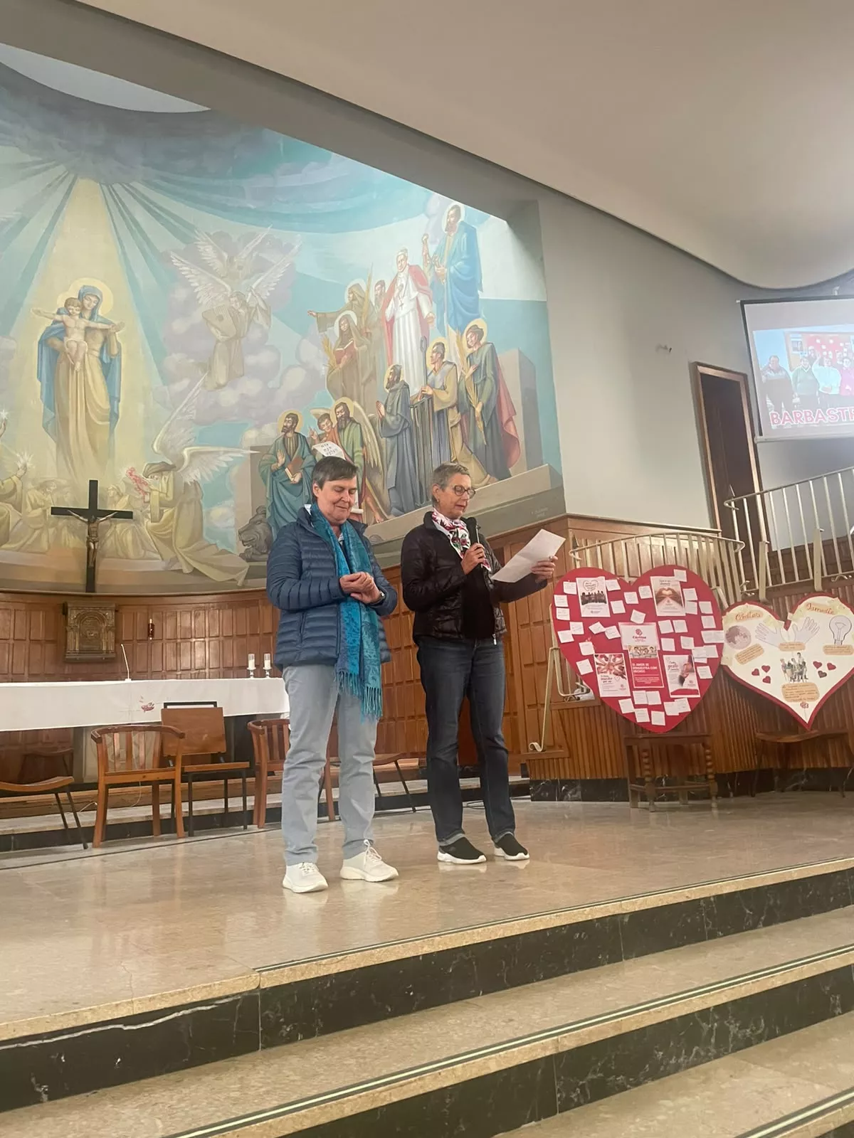Asamblea de Voluntarios de Cáritas en la Casa de la Iglesia de Barbastro