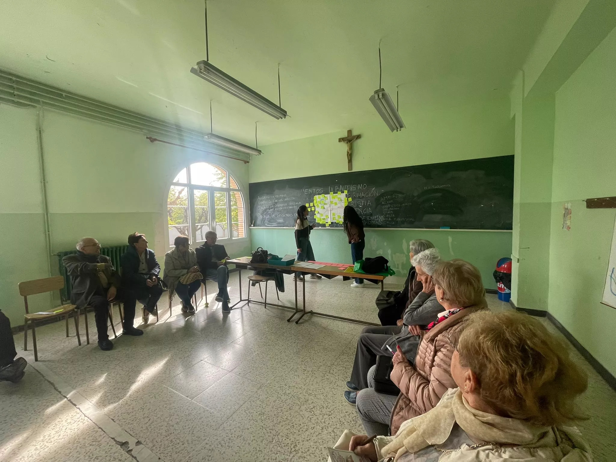 Asamblea de Voluntarios de Cáritas en la Casa de la Iglesia de Barbastro