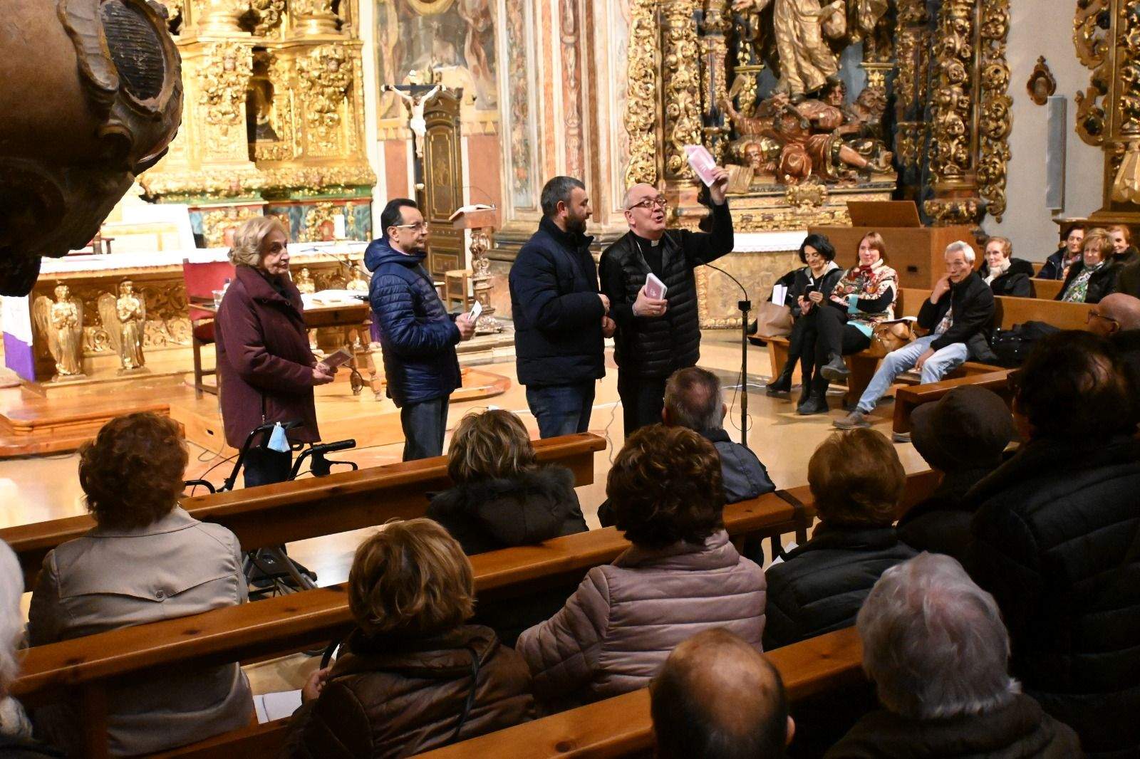 Última jornada de los ejercicios espirituales de Ángel Pérez en Huesca. Foto: Carlos Jalle