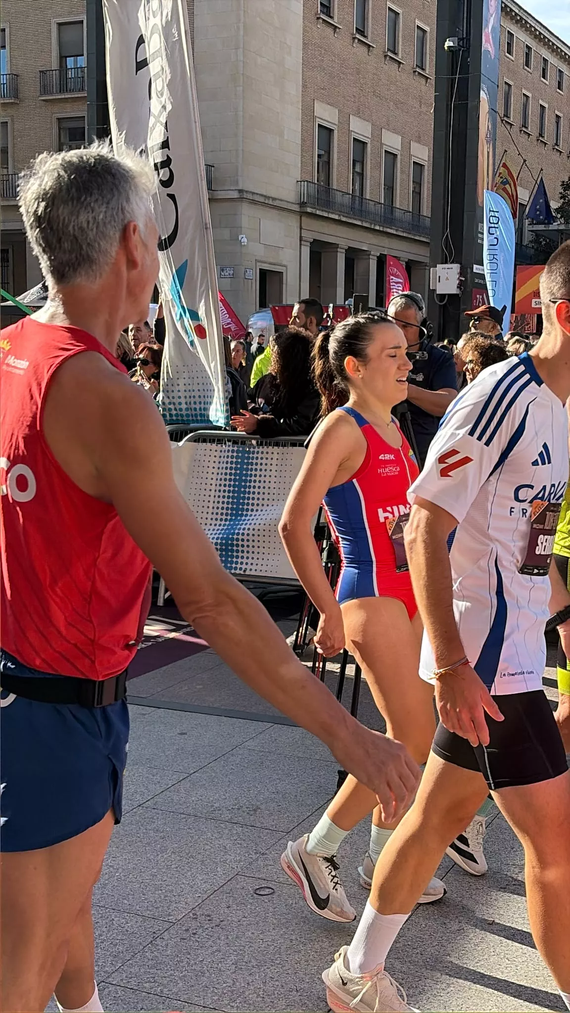 María Aso en la 5K Zaragoza