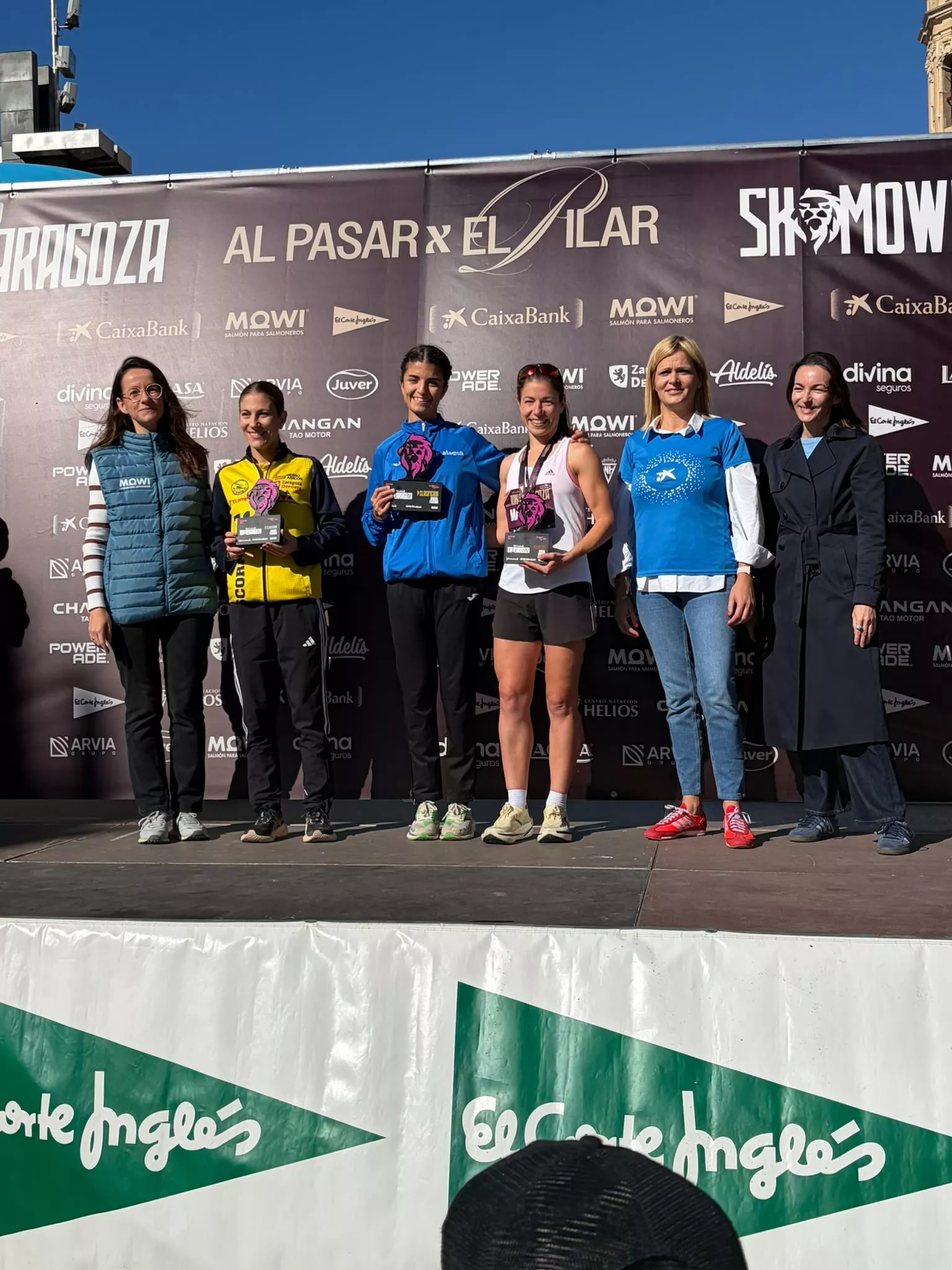 Podio Raquel de Francisco 10K Zaragoza