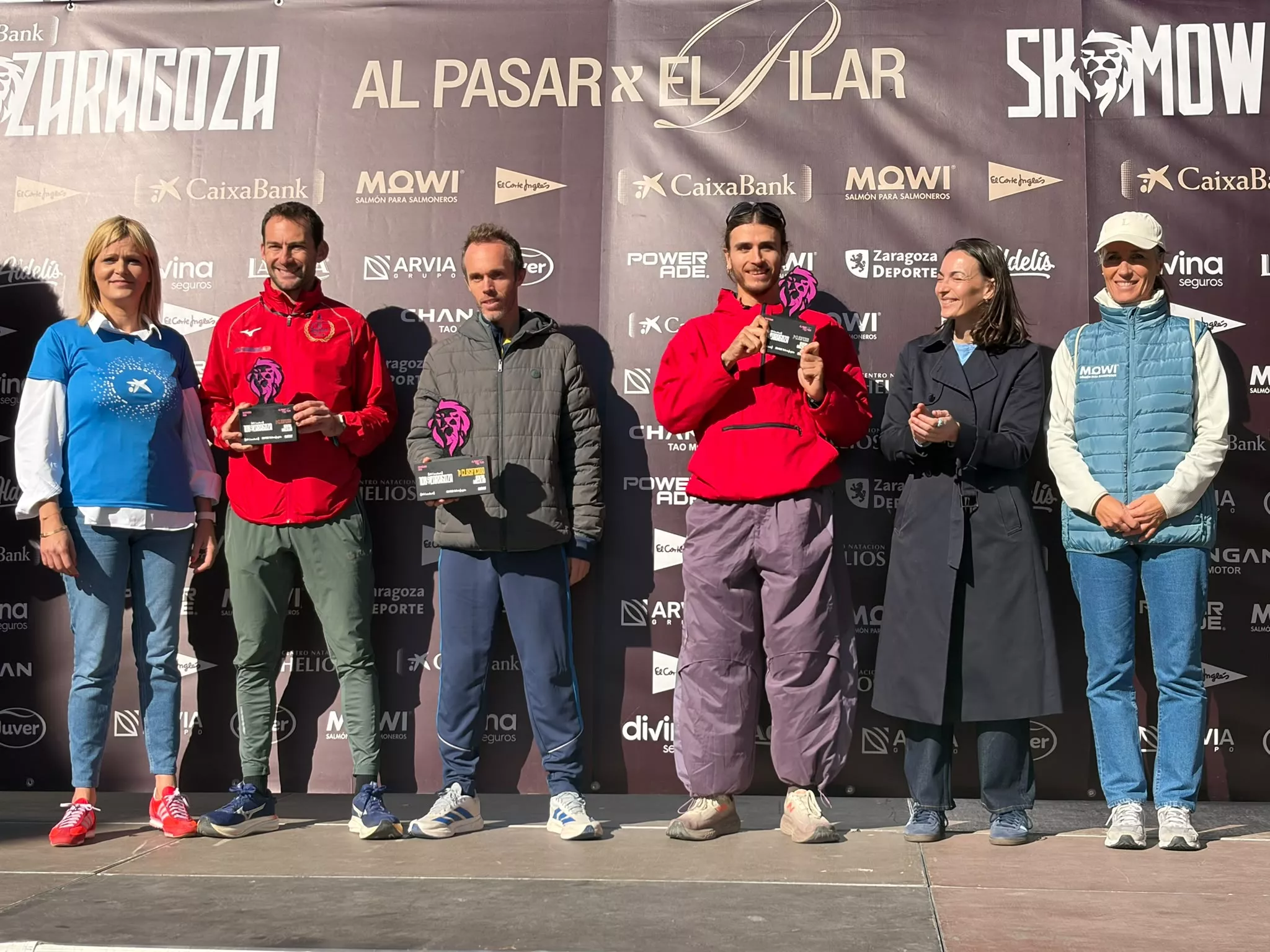 Podio Javier Castells 10K Zaragoza