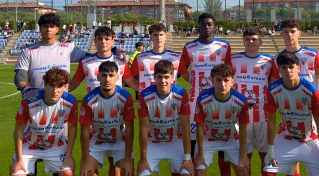 Once del Monzón Juvenil DH en un partido de liga.