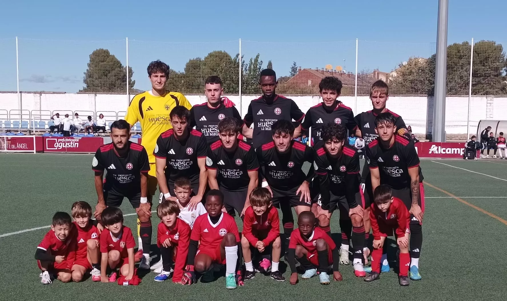 Internacional de Huesca, en su partido contra el Andorra. 