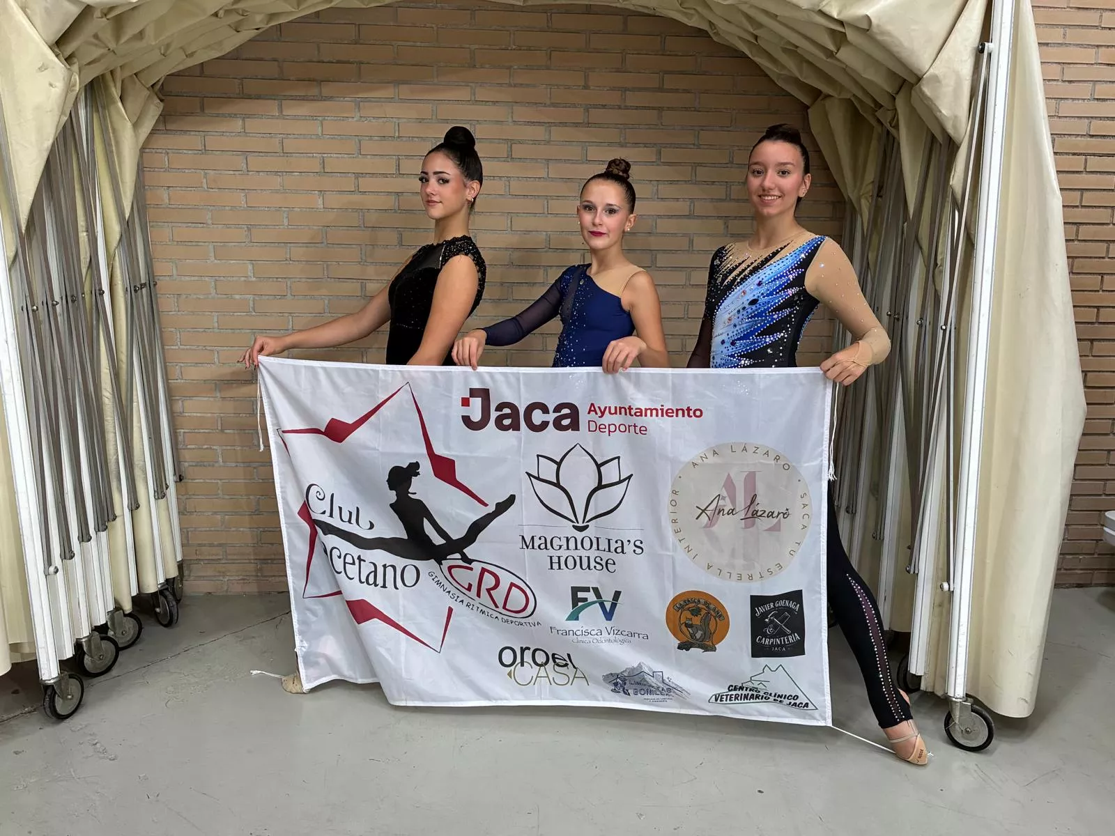 Gimnastas del Jacetano GRD en el clasificatorio de la Copa Base individual. Gimnastas del Jacetano GRD en el clasificatorio de la Copa Base individual.