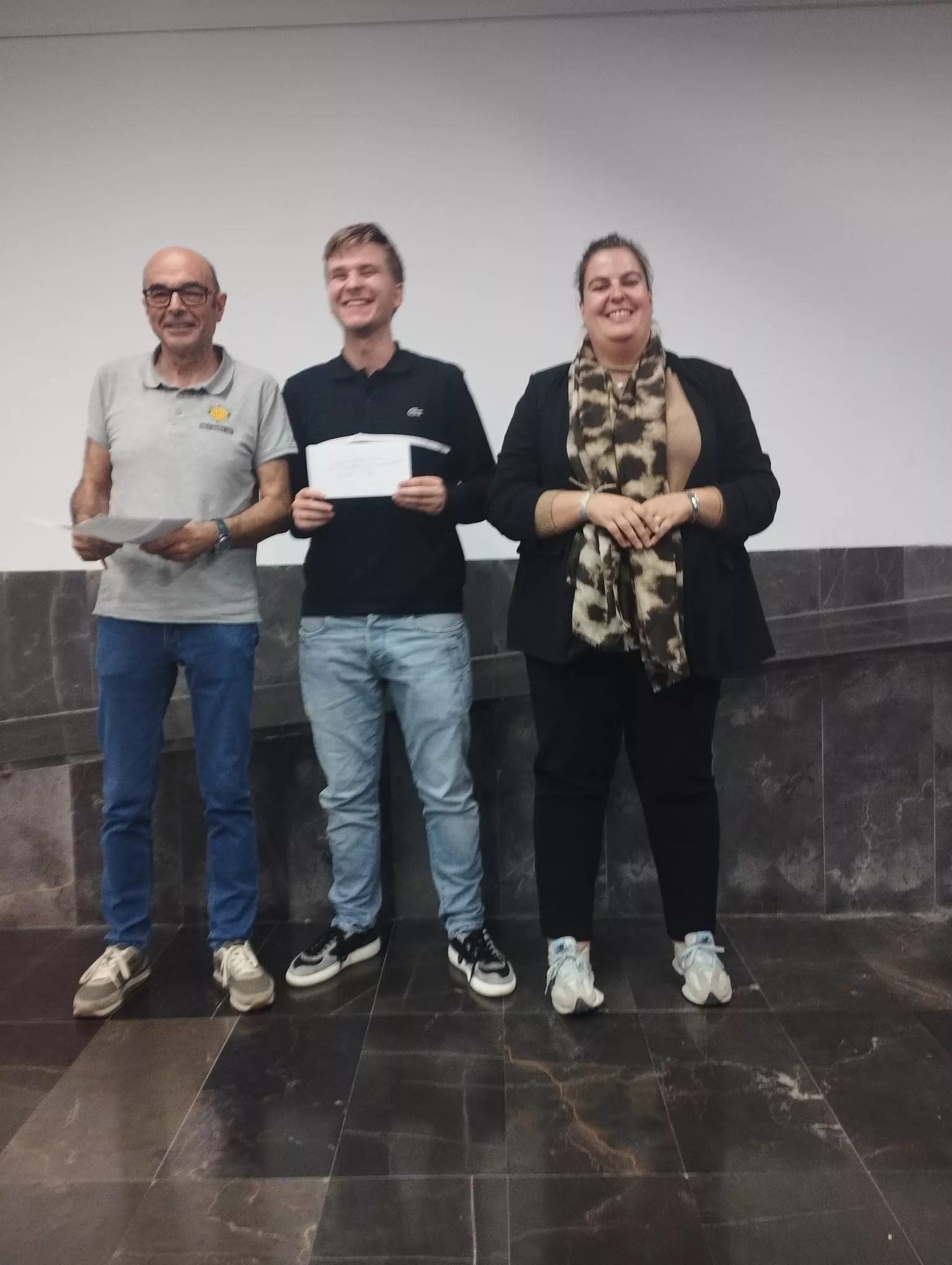 El subcampeón, Oscar Rubiella. El subcampeón, Oscar Rubiella.