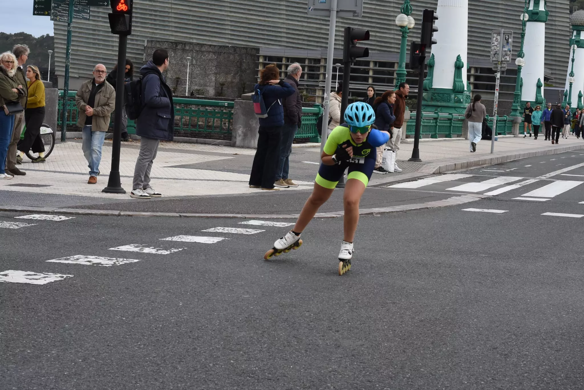 Osca Roller en la 15K de San Sebastián