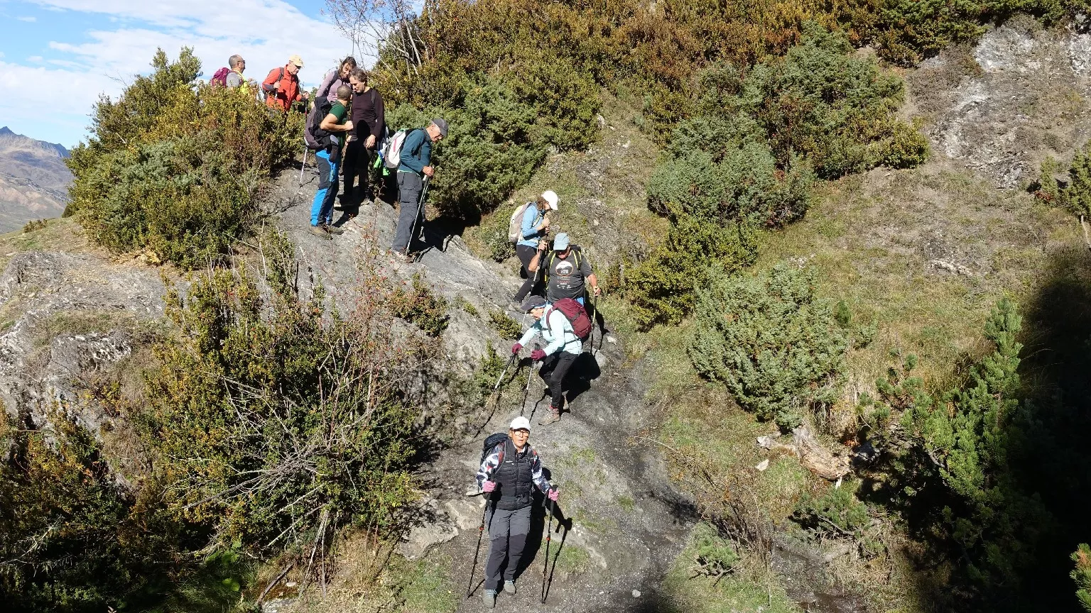 Por el barranco de Portet. Foto Alfredo Zazo
