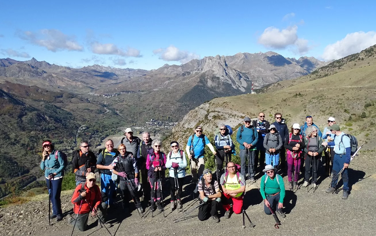 Grupo fondo Peña Foratata, Sallent y Formigal. Foto Alfredo Zazo 