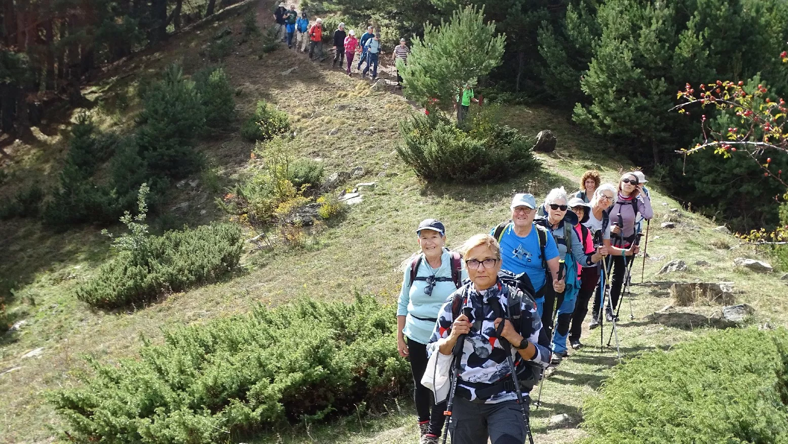 Volviendo del mirador. Foto Alfredo Zazo