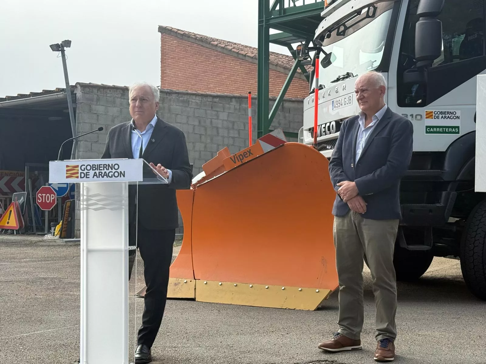 Octavio López ha anunciado que se reforzará el dispositivo invernal en el Pirineo de Huesca.