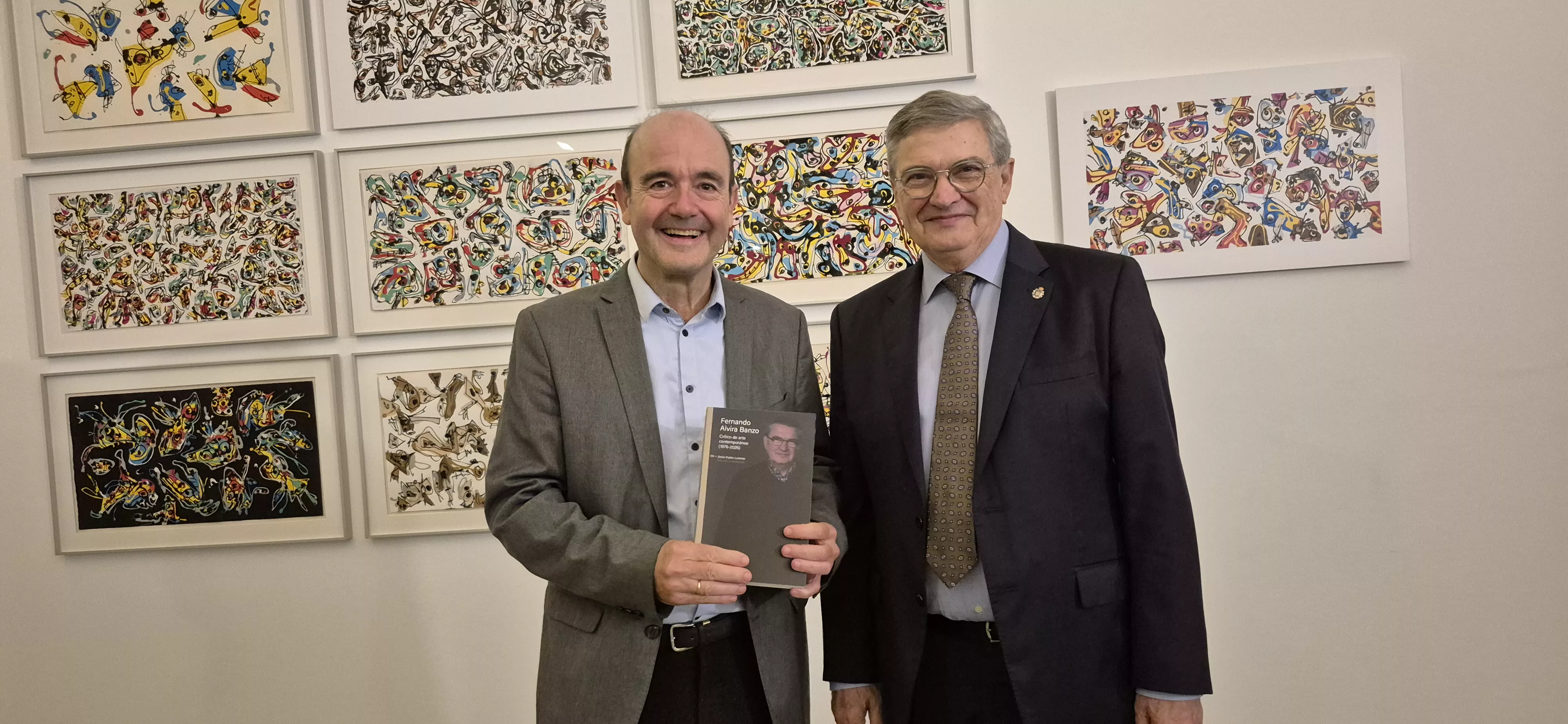 Jesús Pedro Lorente y Fernando Alvira. Foto Myriam Martínez