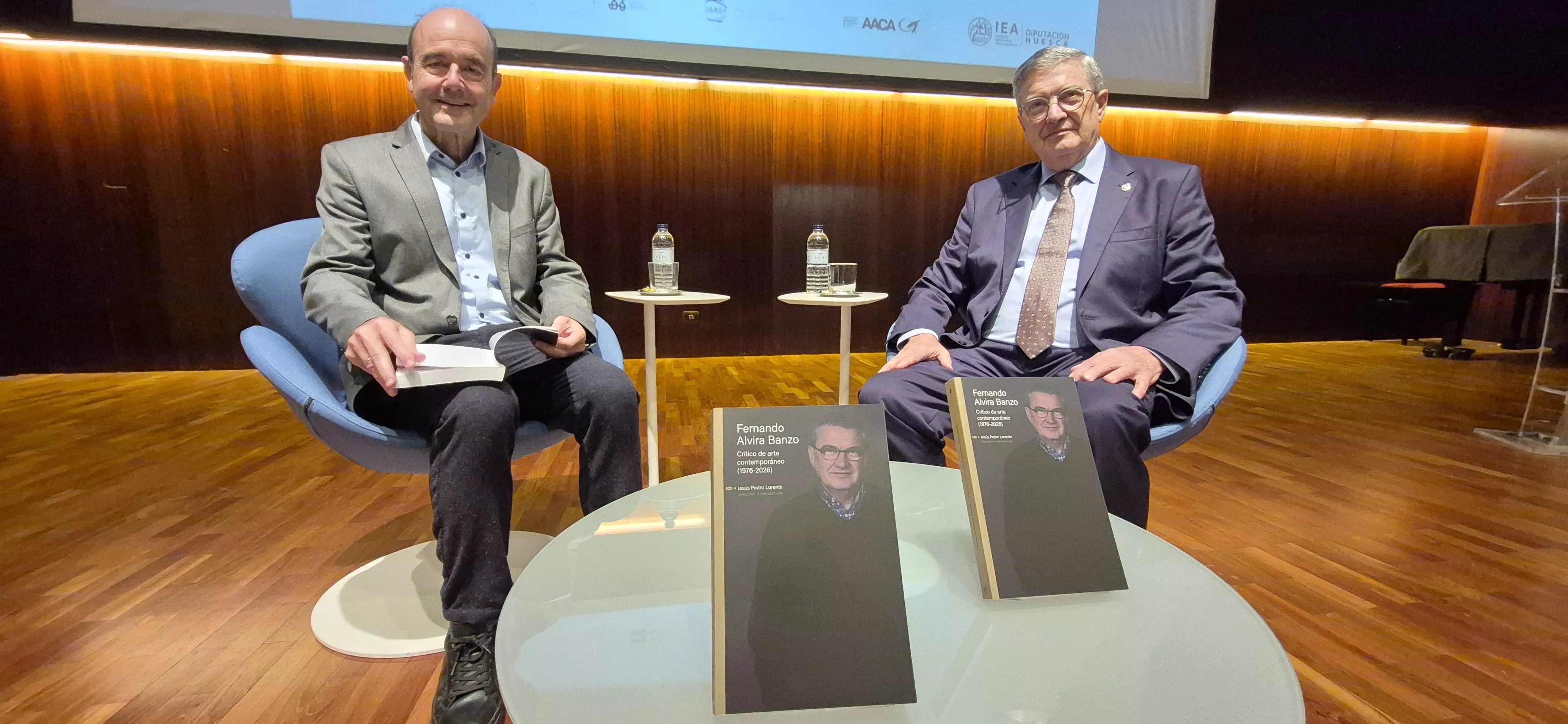 Jesús Pedro Lorente y Fernando Alvira. Foto Myriam Martínez