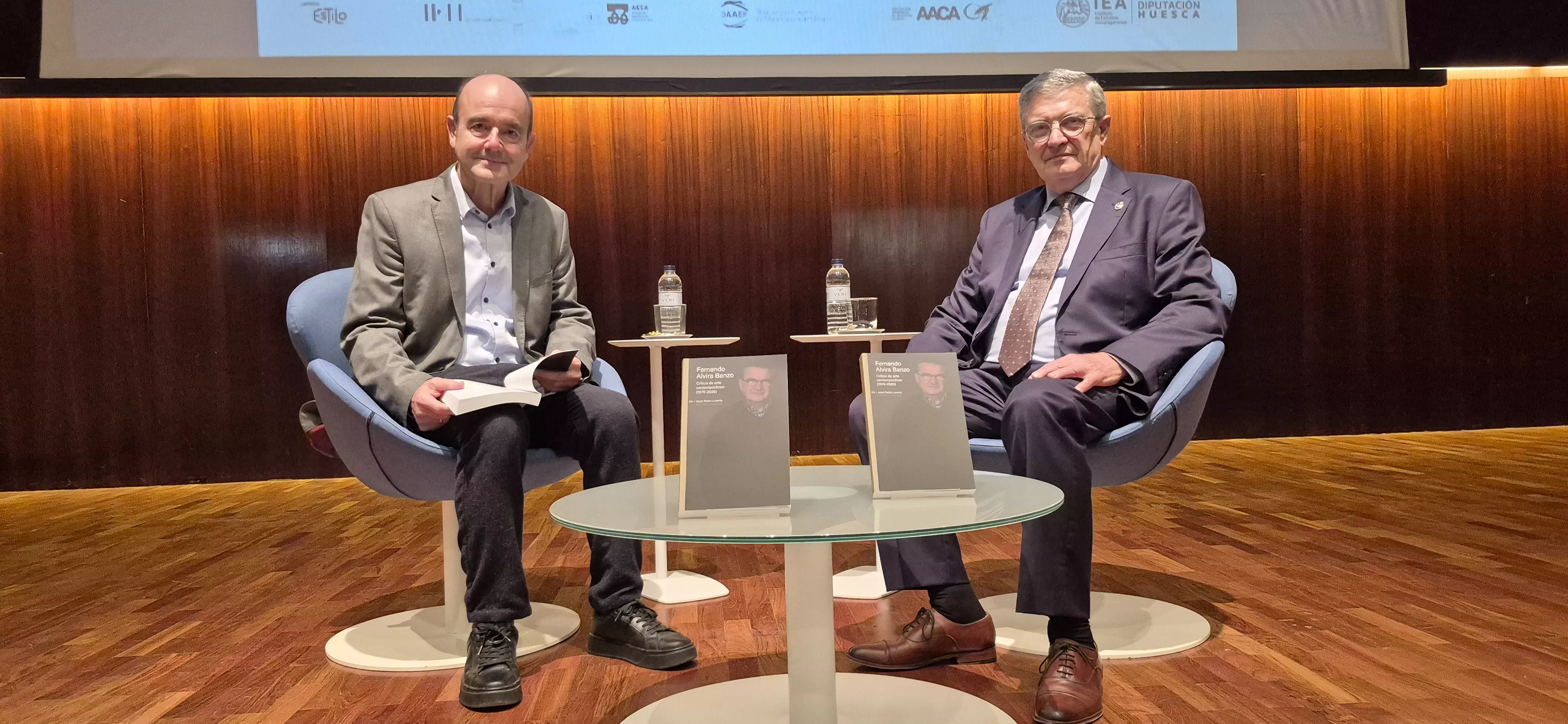 Jesús Pedro Lorente y Fernando Alvira. Foto Myriam Martínez