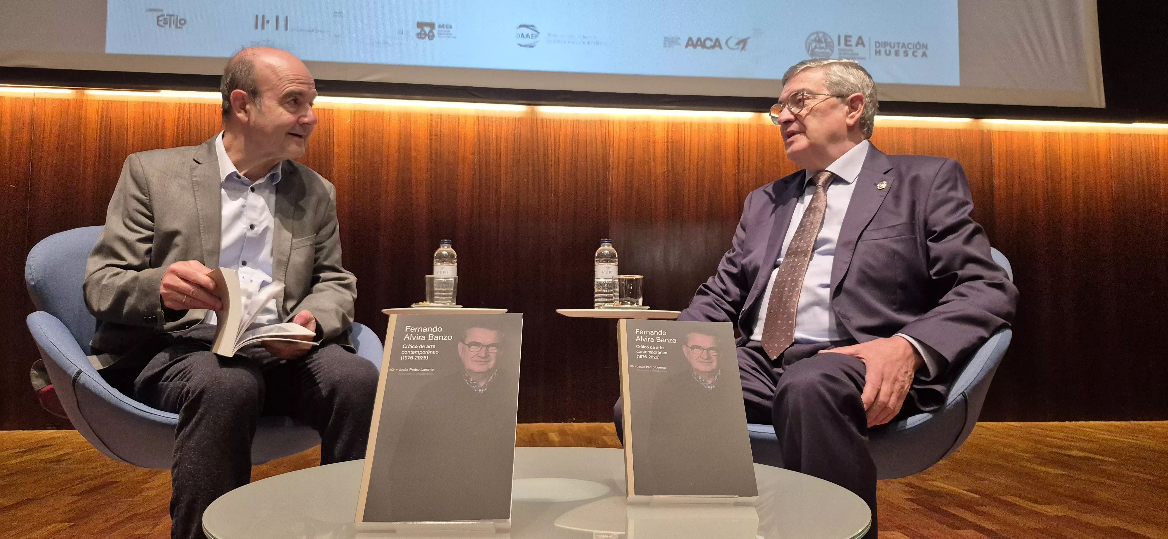 Jesús Pedro Lorente y Fernando Alvira. Foto Myriam Martínez