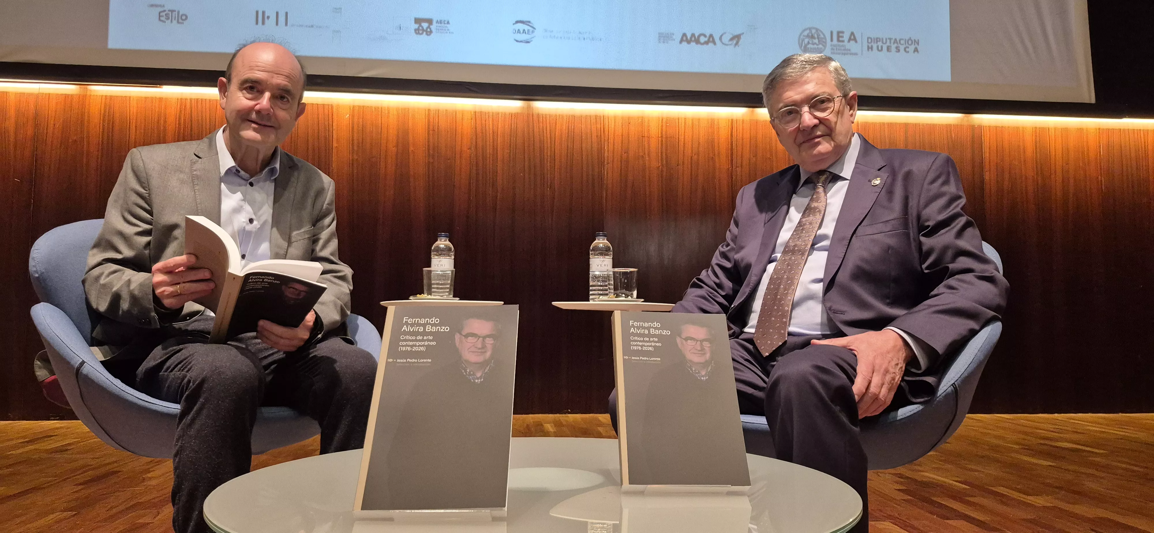 Jesús Pedro Lorente y Fernando Alvira. Foto Myriam Martínez