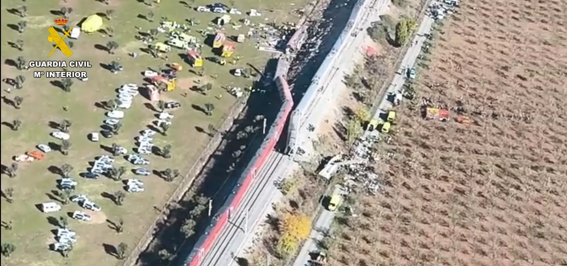 Imágenes del accidente en Urda (Toledo)