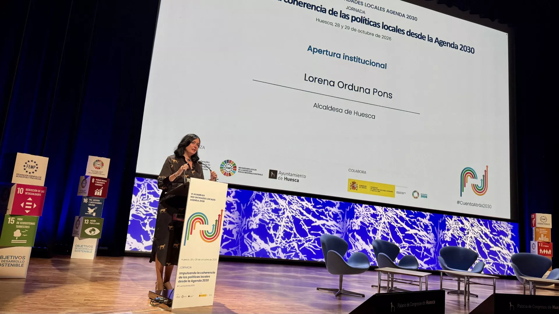 Asamblea de la Red de Entidades Locales para la Agenda 2030 celebrada en Huesca.